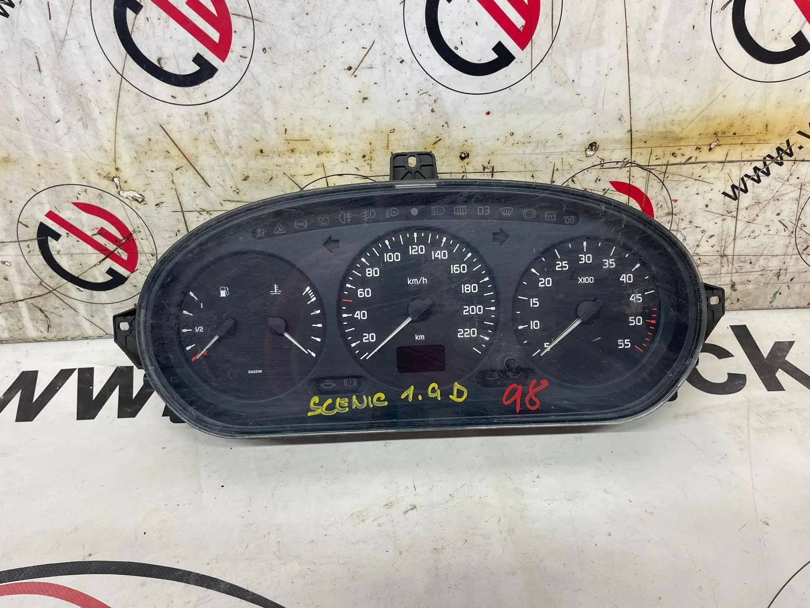 Tachometr 1.9 D – Renault Scenic 1996-2001