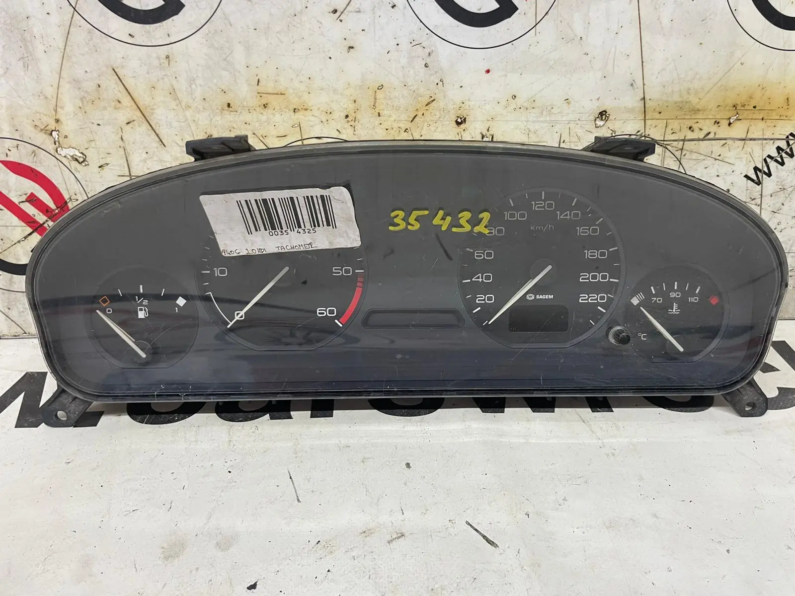 Tachometr 2.0 HDI – Peugeot 406 1995-1999
