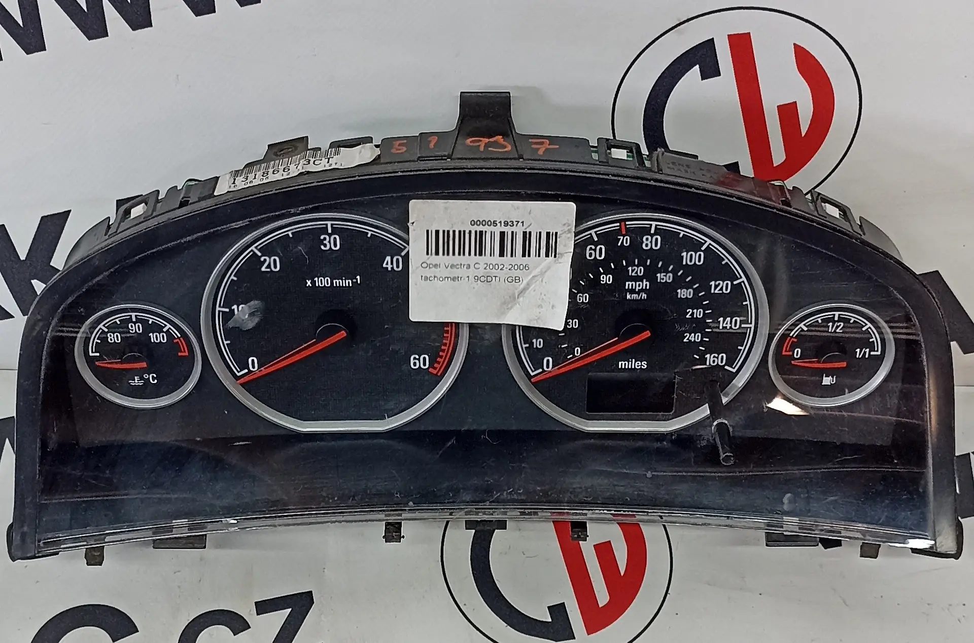 Tachometr 1.9 CDTI – Opel Vectra C 2002 - 2009