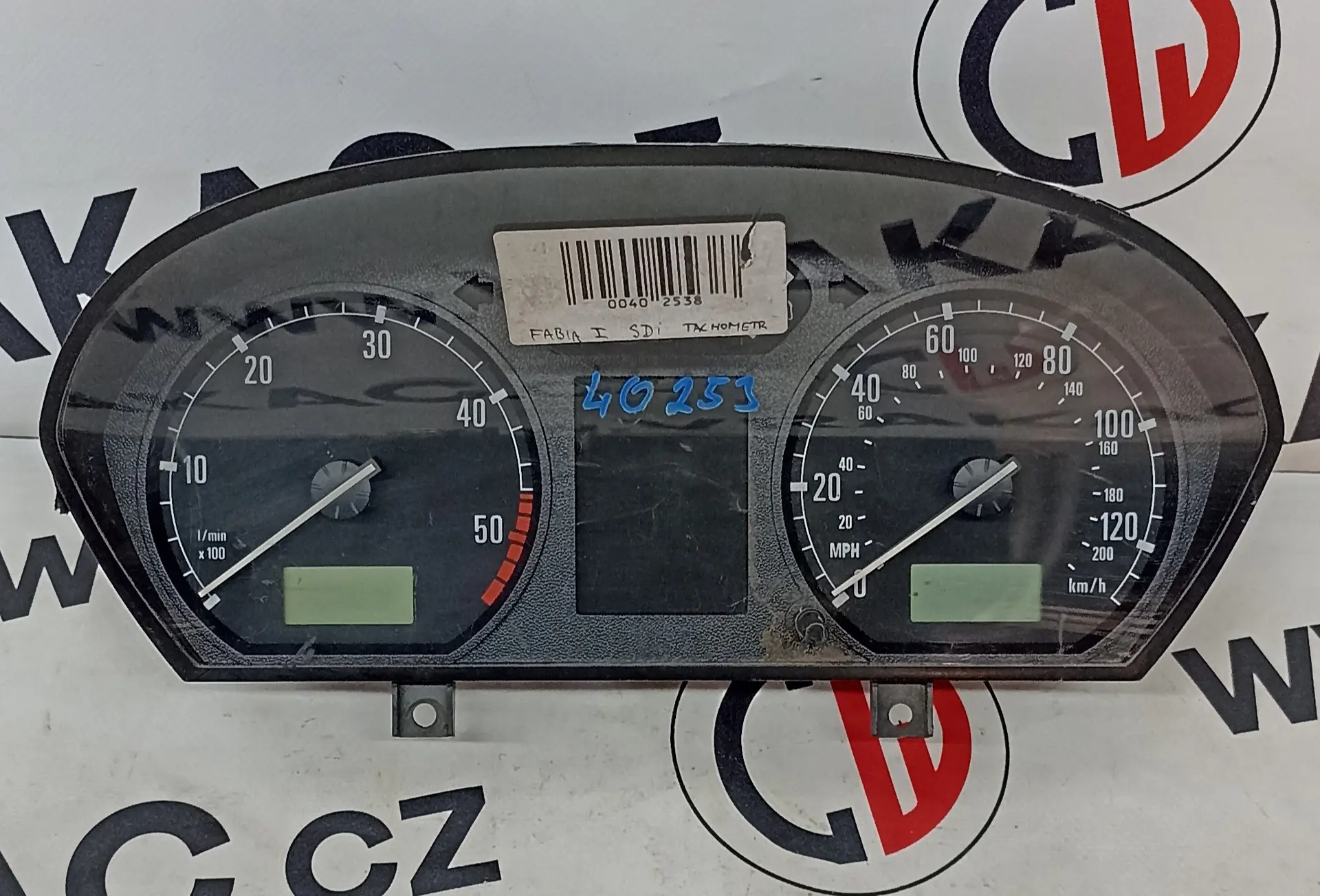 Tachometr 1.9 SDI ANGLIE – Škoda Fabia I 1999-2008