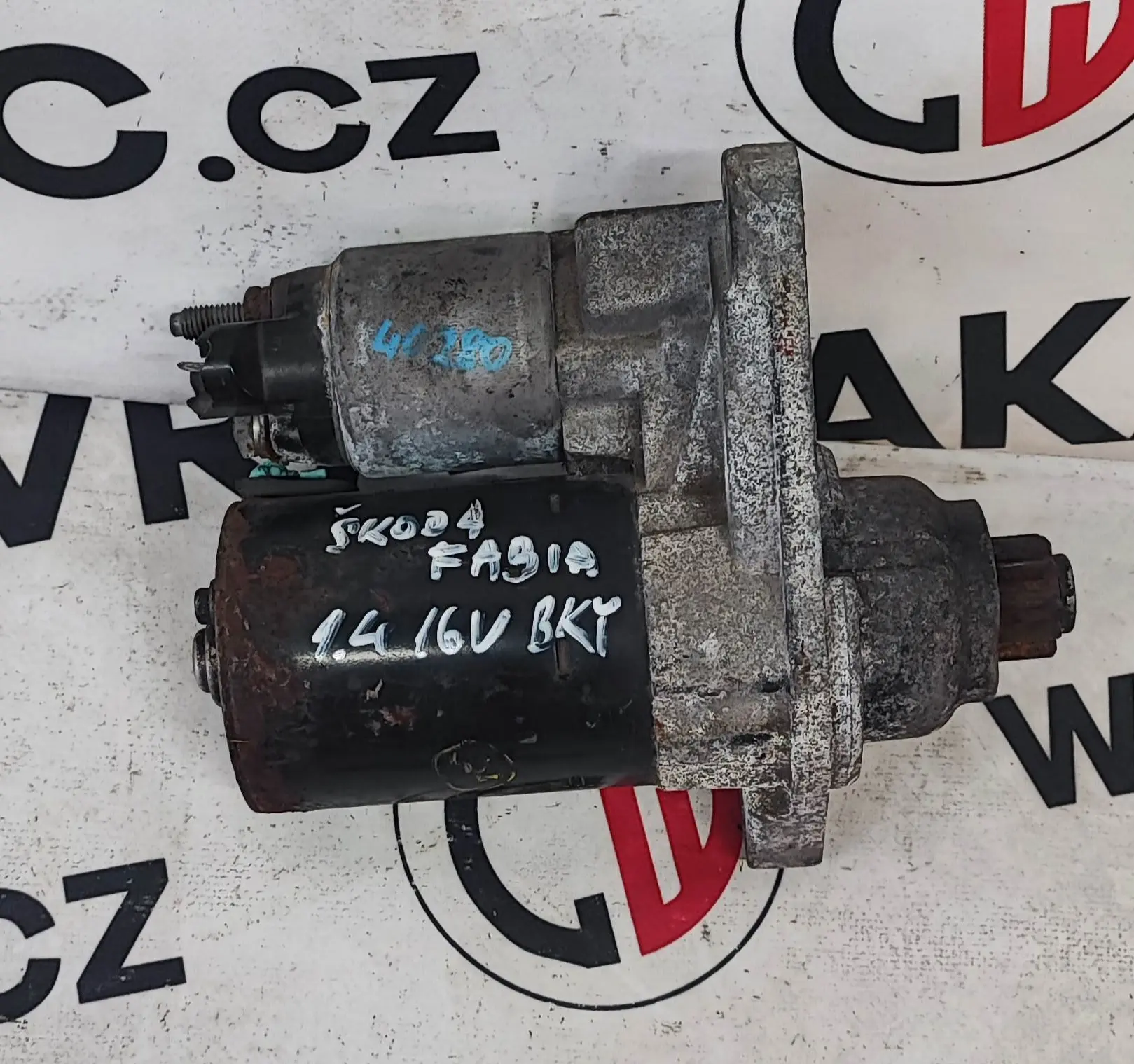 Startér 1.4 16V, BKY – Škoda Fabia I 1999-2008