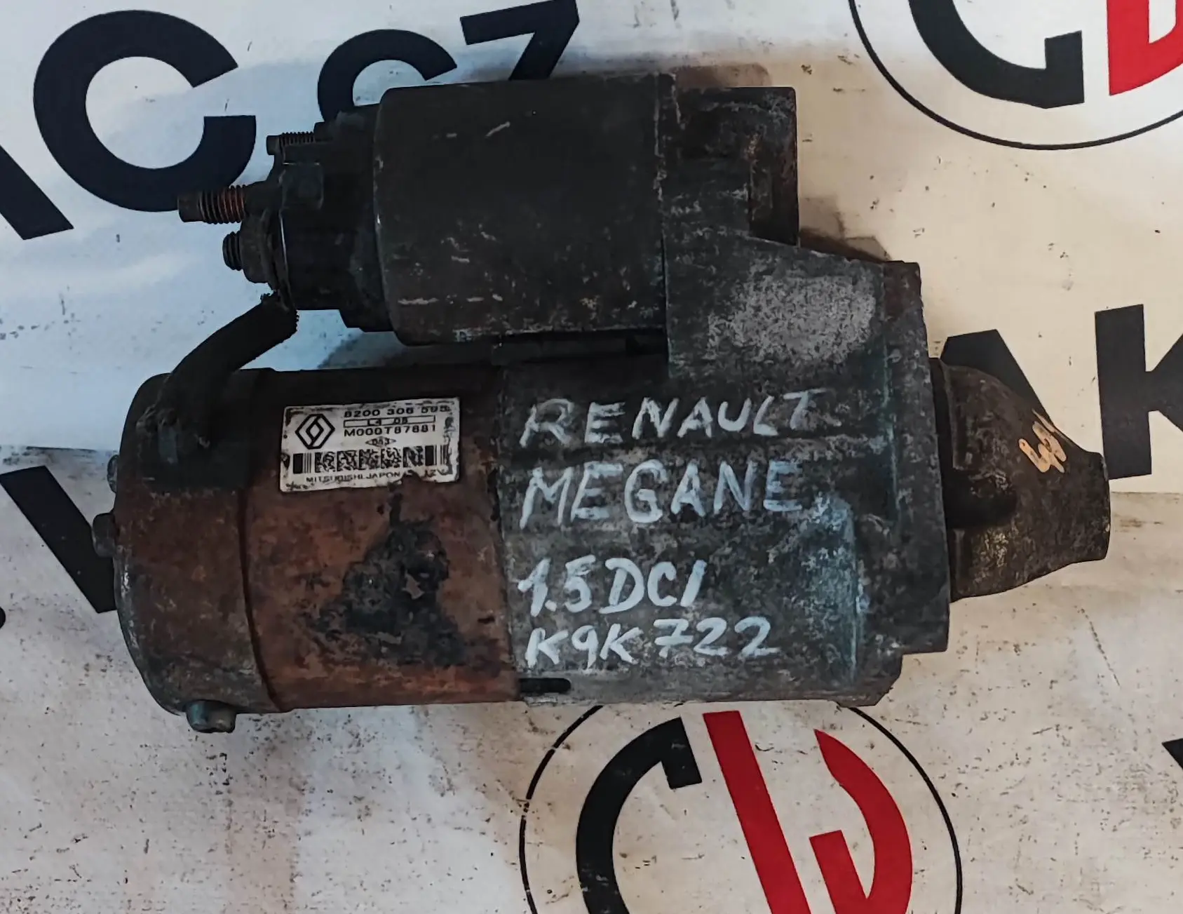 Startér 1.5 DCI, K9K722 – Renault Megane II 2002-2008