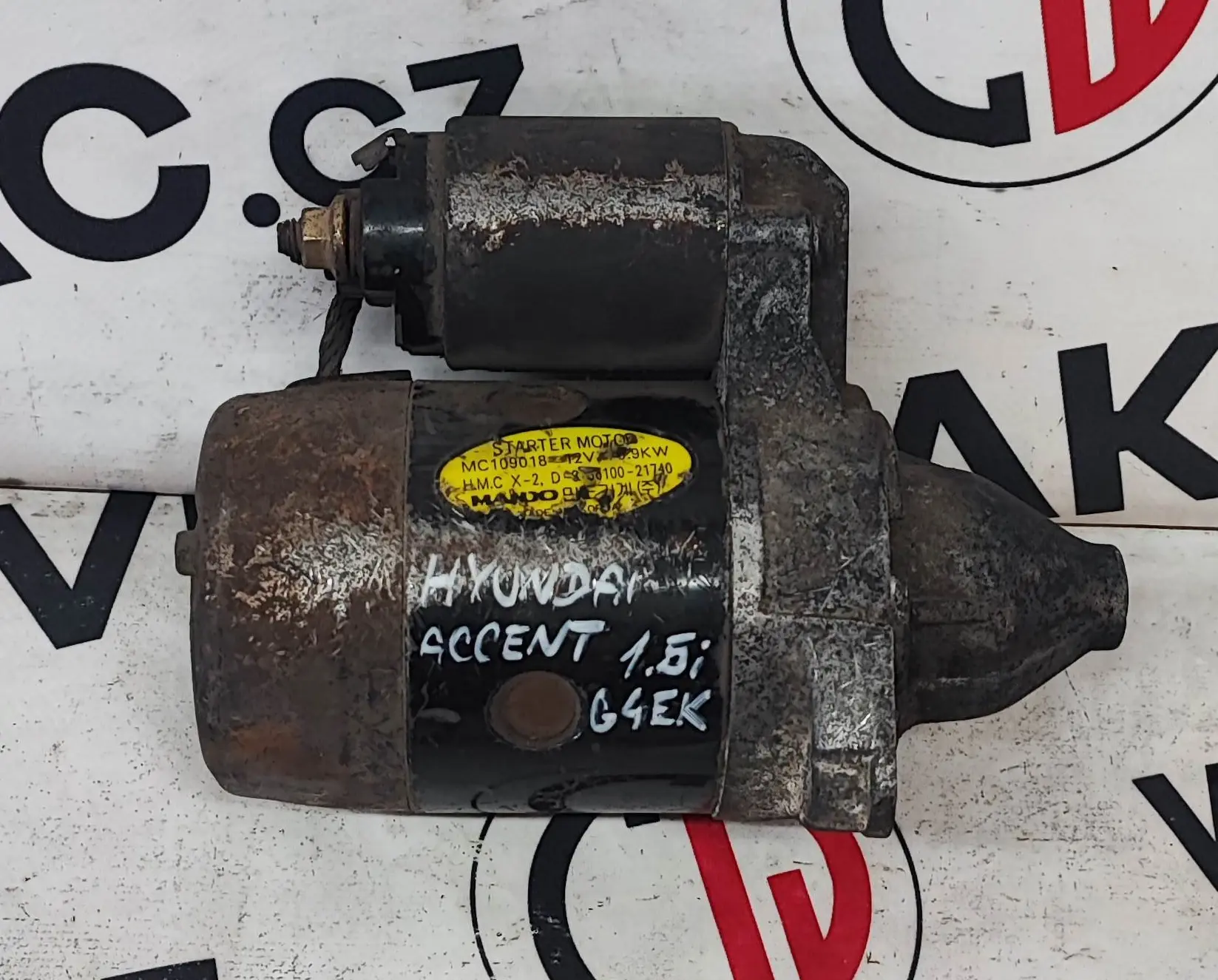 Startér 1.5i 12V, G4EK – Hyundai Accent I 1994-2000
