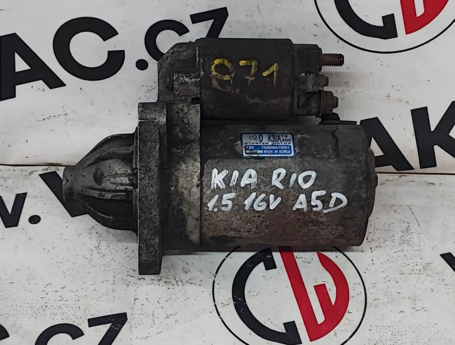 Startér 1.5 16V, A5D – Kia RIO I 2000-2005