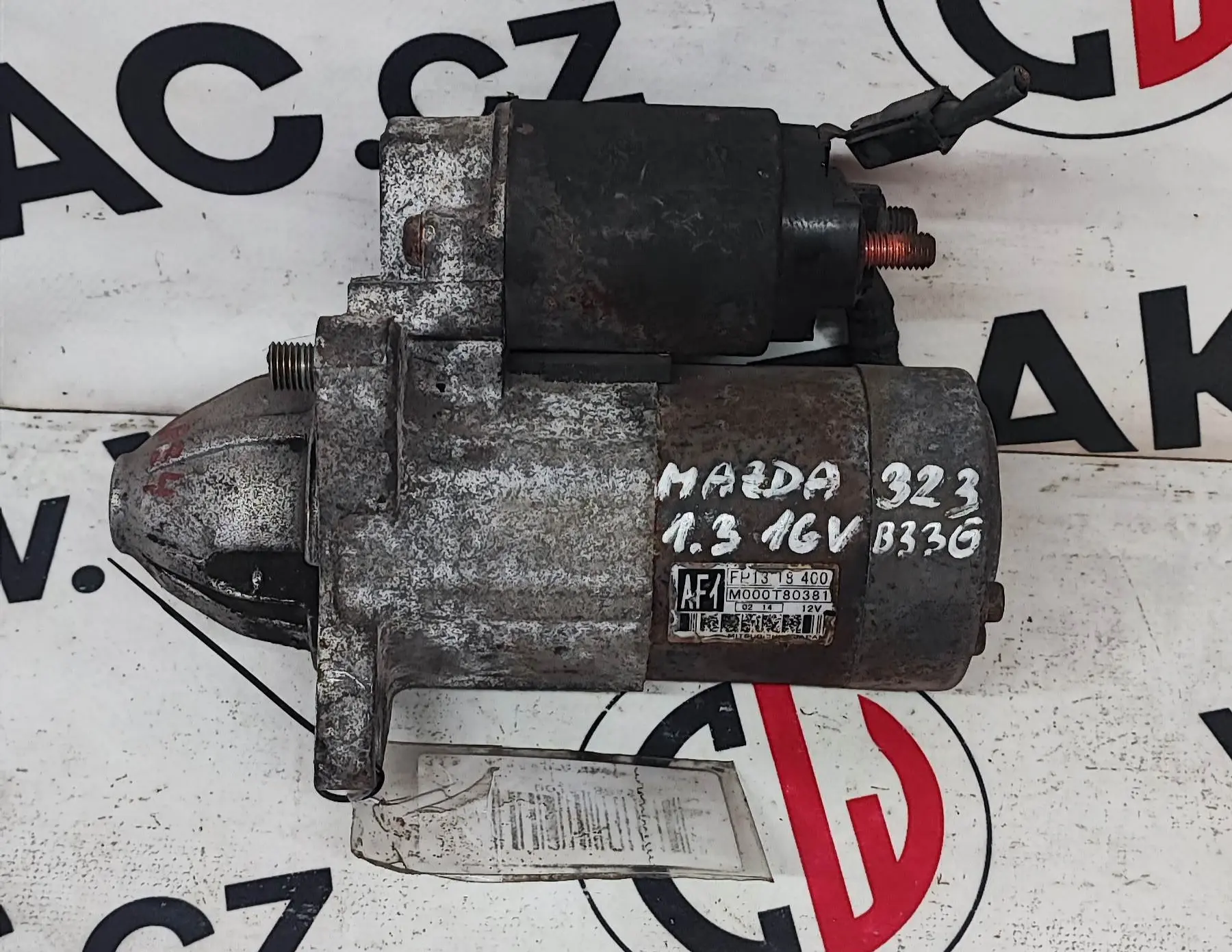 Startér 1.3 16V, B33G – Mazda 323 1994-2001