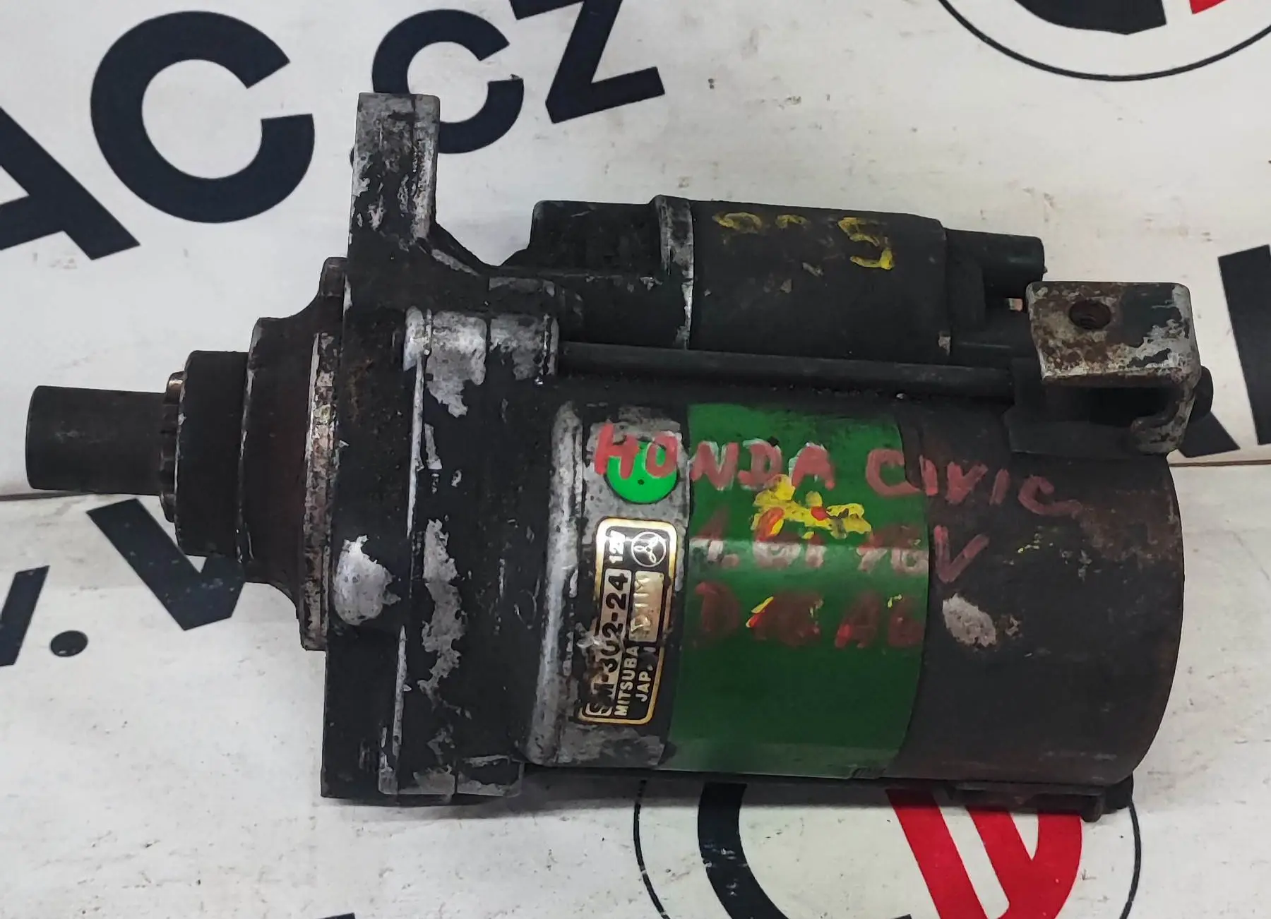 Startér 1.6i 16V, D16A6 – Honda Civic 1991-1995