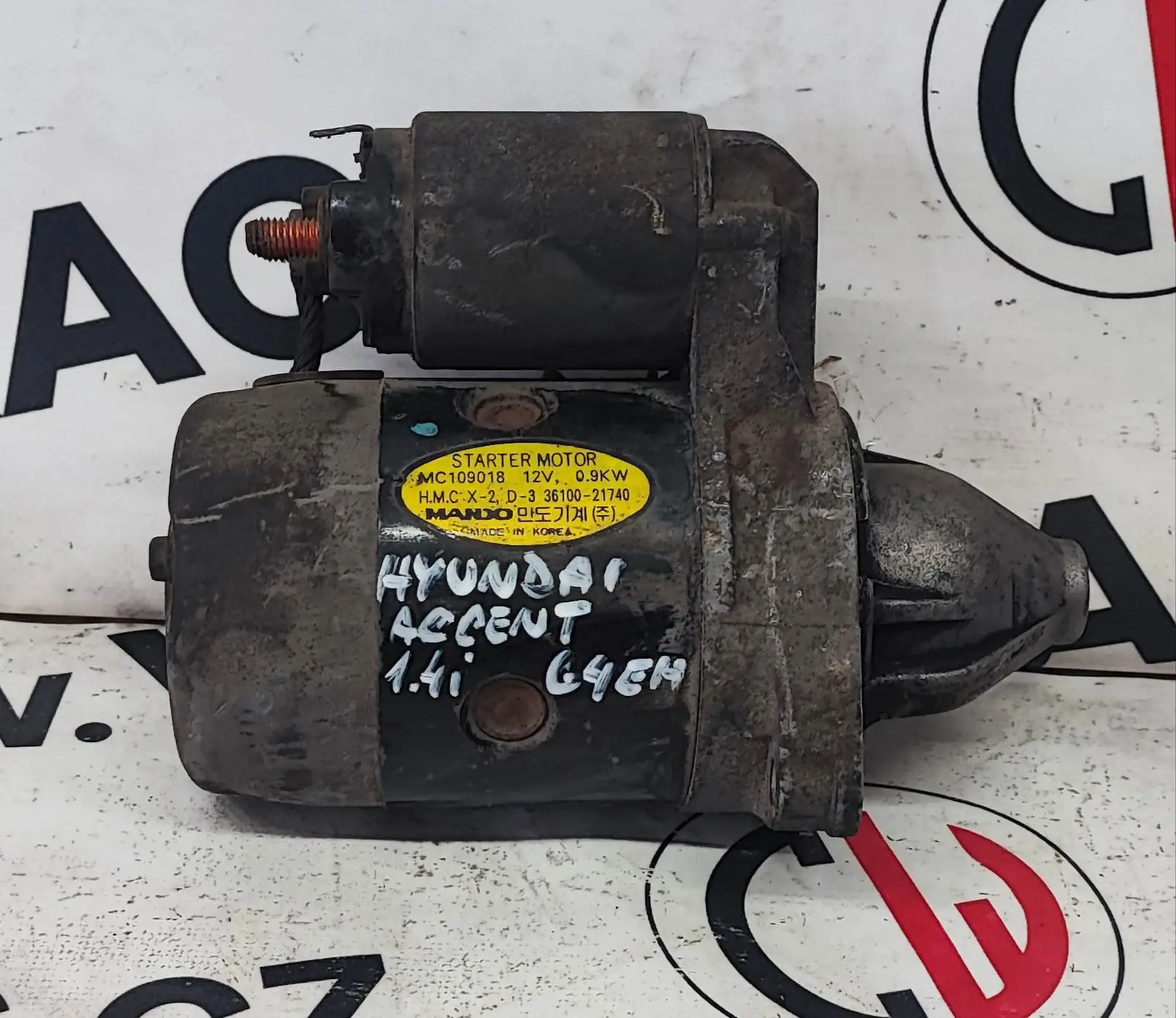 Startér 1.4i, G4EH – Hyundai Accent I 1994-2000
