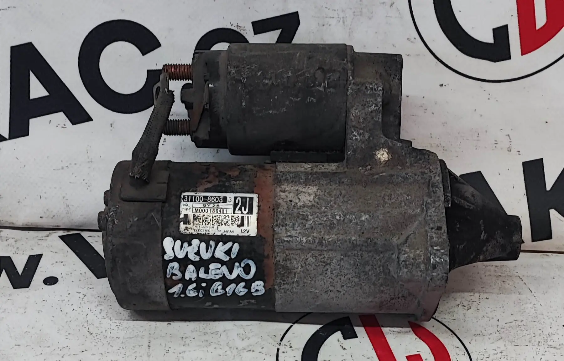 Startér 1.6i 16V, G16B – Suzuki Baleno 1995-2002