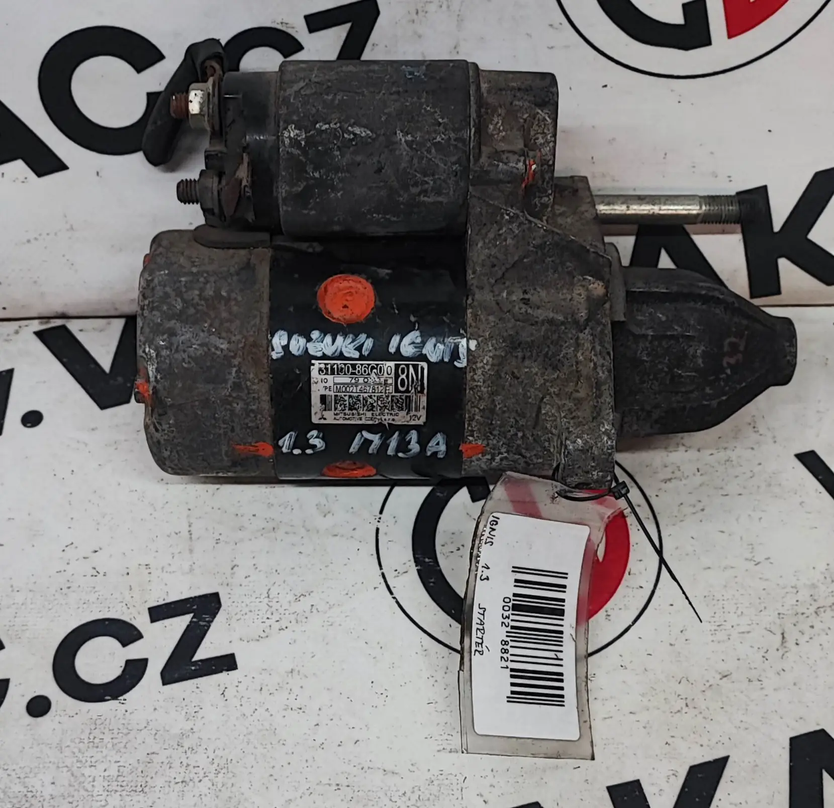 Startér 1.3, M13A – Suzuki Ignis II 2003 - 2007