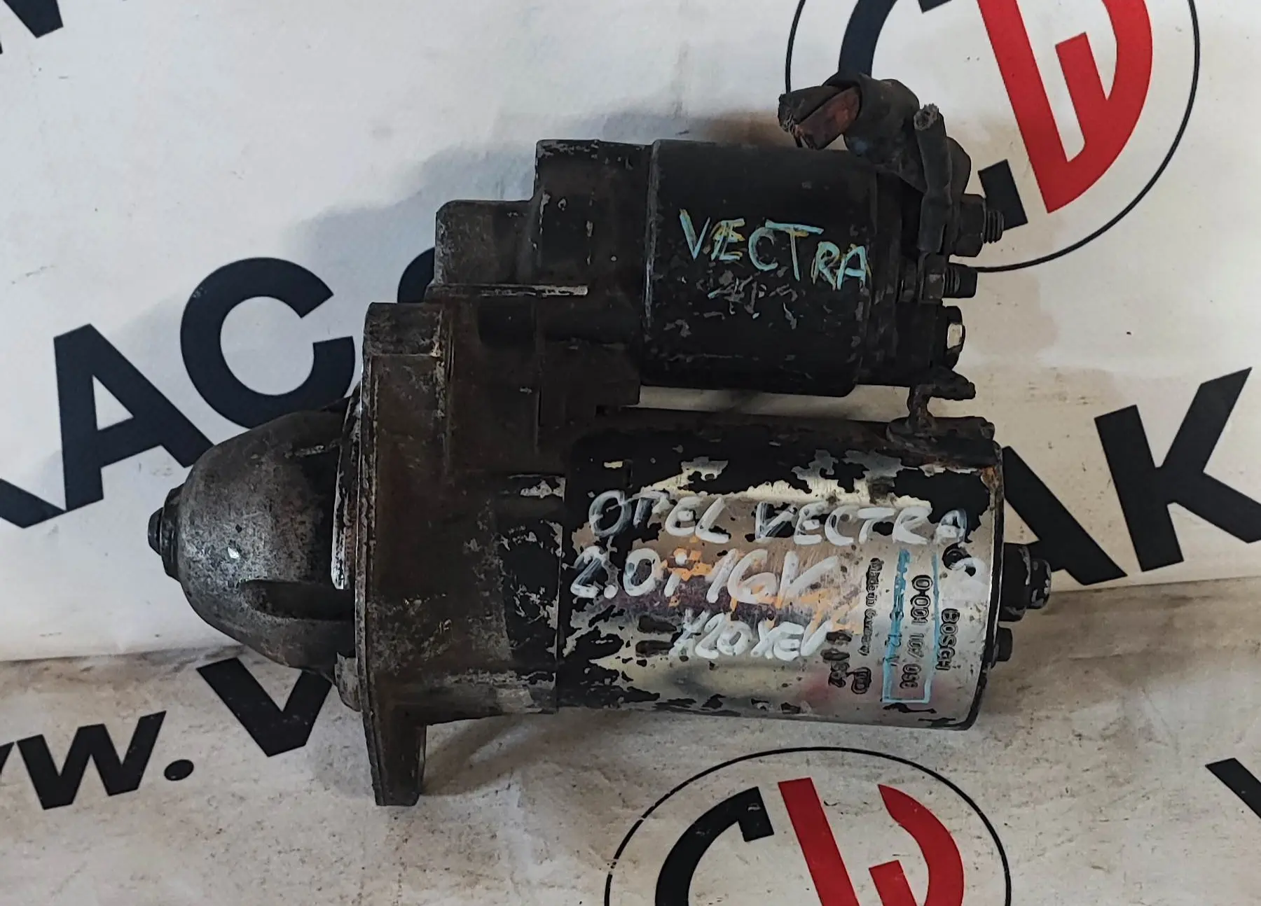 Startér 2.0i 16V, X20XEV – Opel Vectra B 1995 - 2002