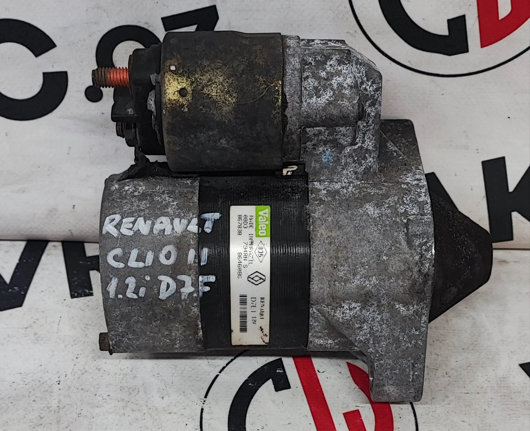 Startér 1.2i, D7F – Renault Clio 1998-2005