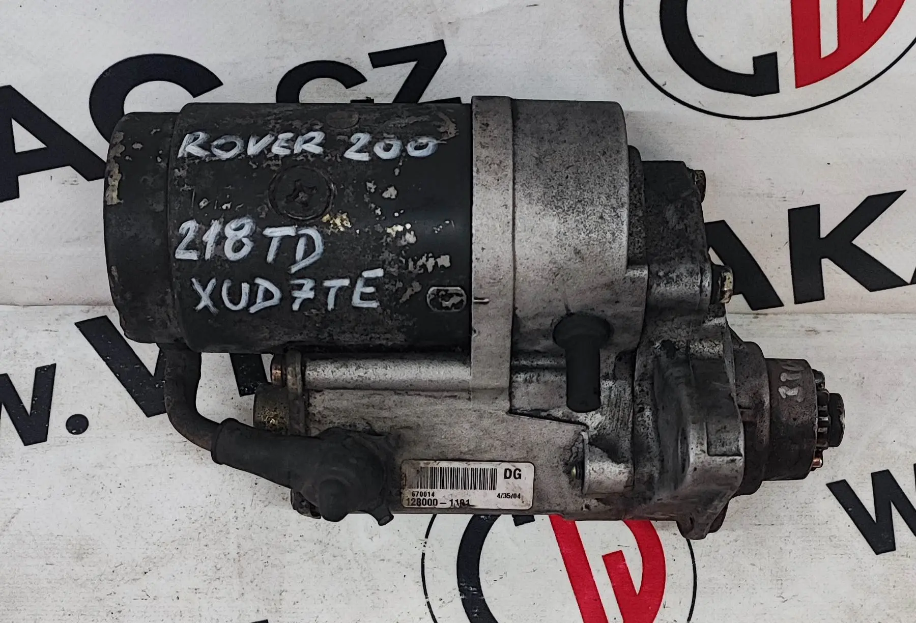 Startér 218 TD, 65kw, XUD7TE – Rover 200 1995-2000