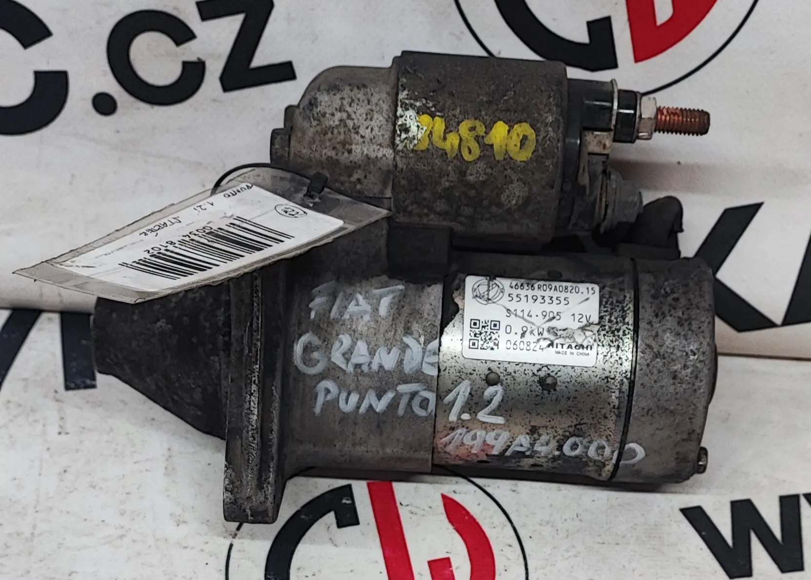 Startér 1.2, 199A4.000 – Fiat Grande Punto 2005-2012