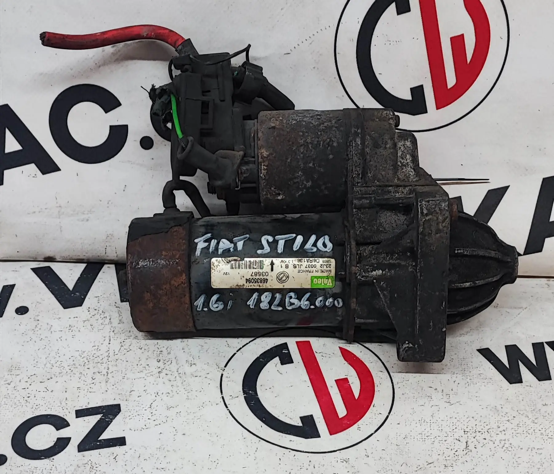 Startér 1.6 16V, 182B6.000 – Fiat Stilo 2001-2008