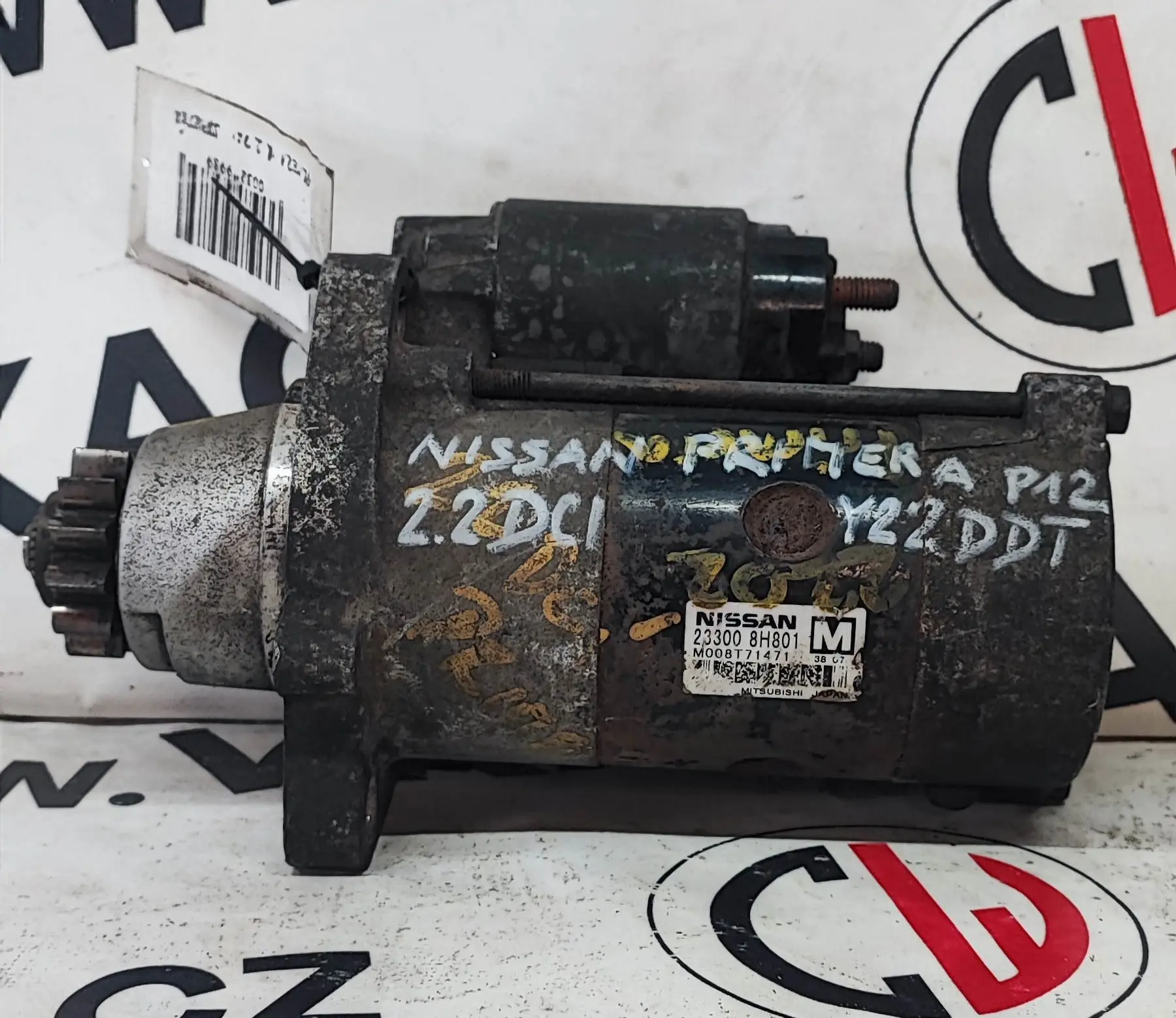 Startér 2.2 DCI, Y22DDT – Nissan Primera 2002-2008