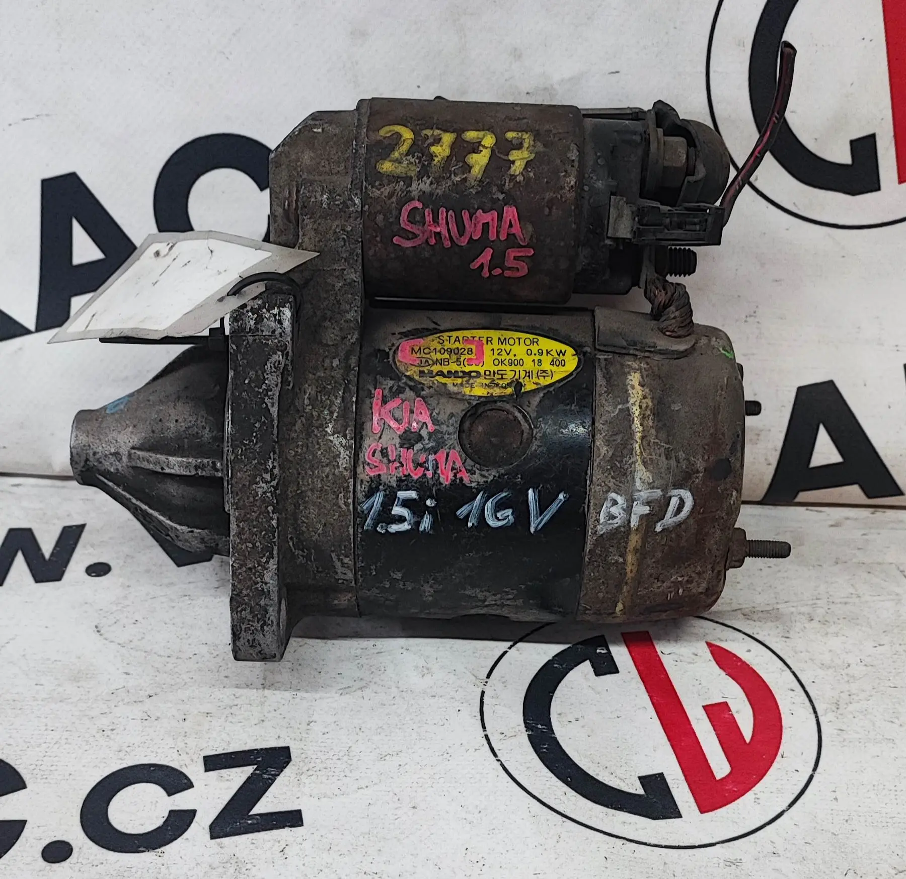 Startér 1.5i 16V, BFD – Kia Shuma 2001-2004