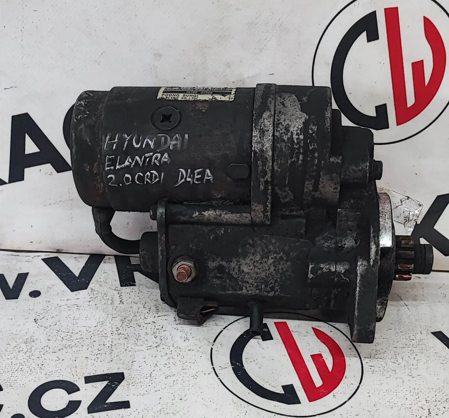 Startér 2.0 CRDI, D4EA – Hyundai Elantra (XD) 2000 - 2006