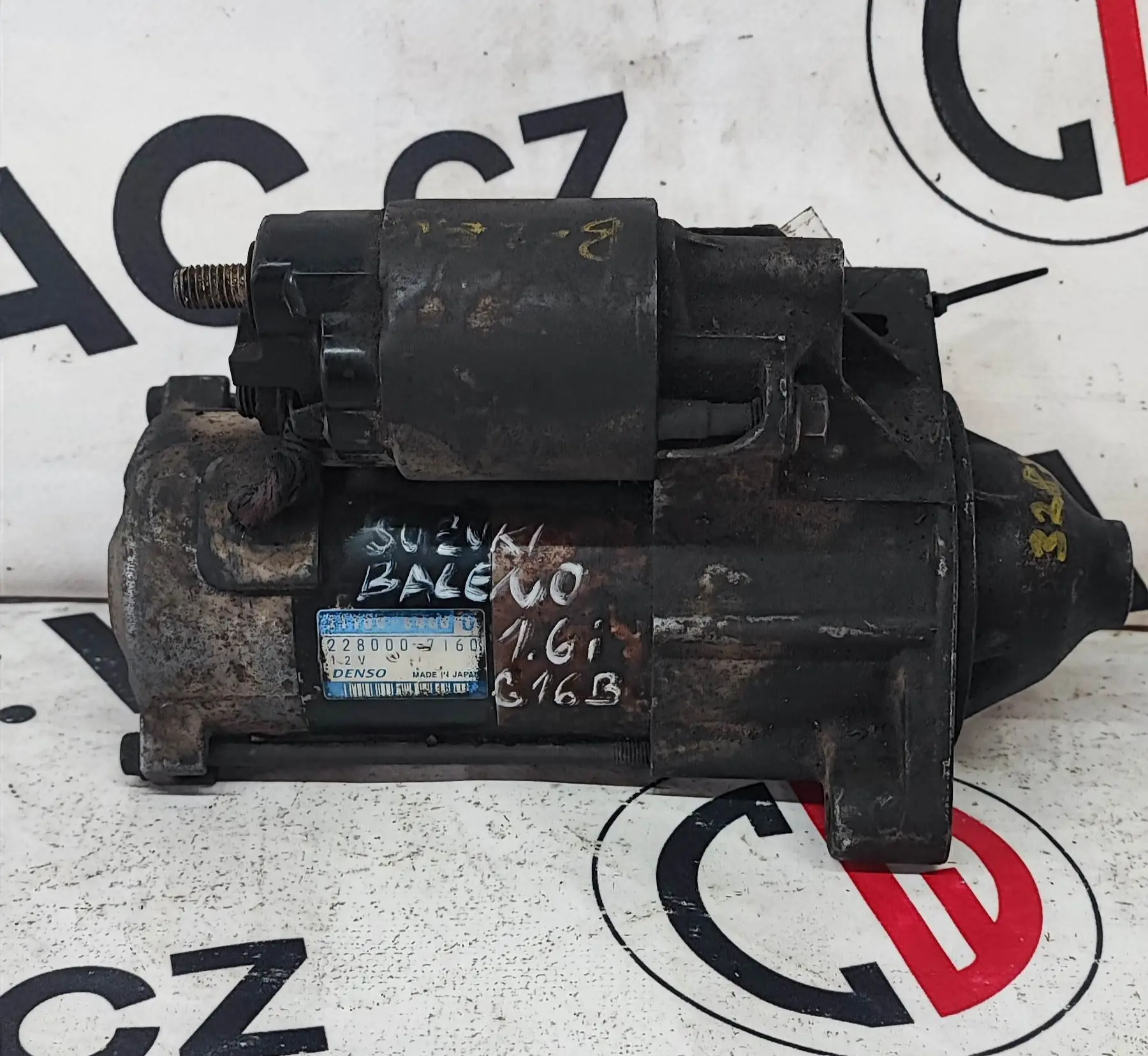 Startér 1.6i 16V, G16B – Suzuki Baleno 1995-2002