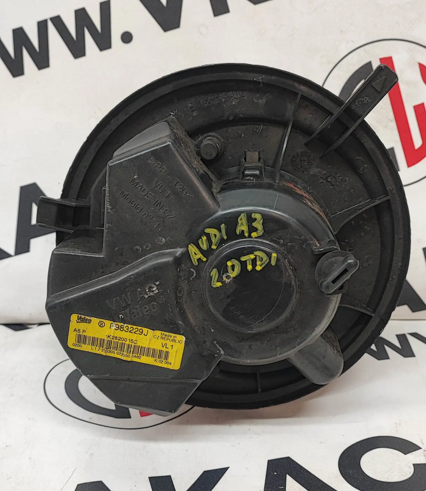 Ventilátor topení 2.0 TDI – Audi A3 2004-2012