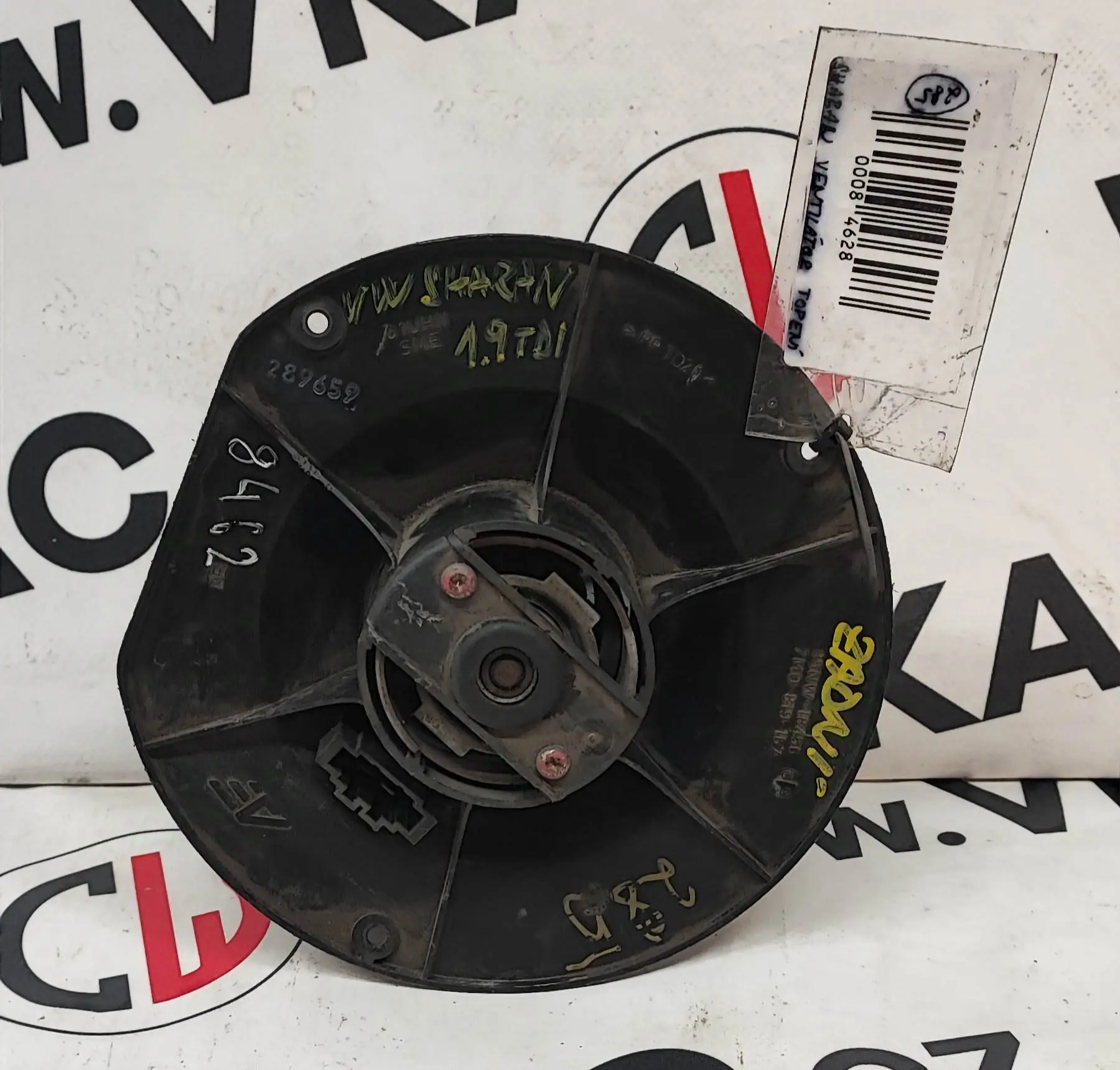 Ventilátor topení zadní 1.9 TDI – Volkswagen Sharan 1995-2000