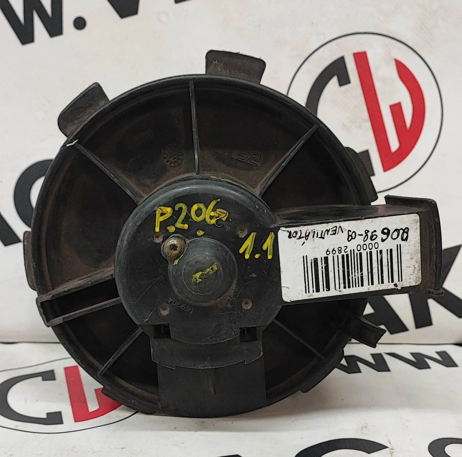 Ventilátor topení 1.1 – Peugeot 206 1998-2009