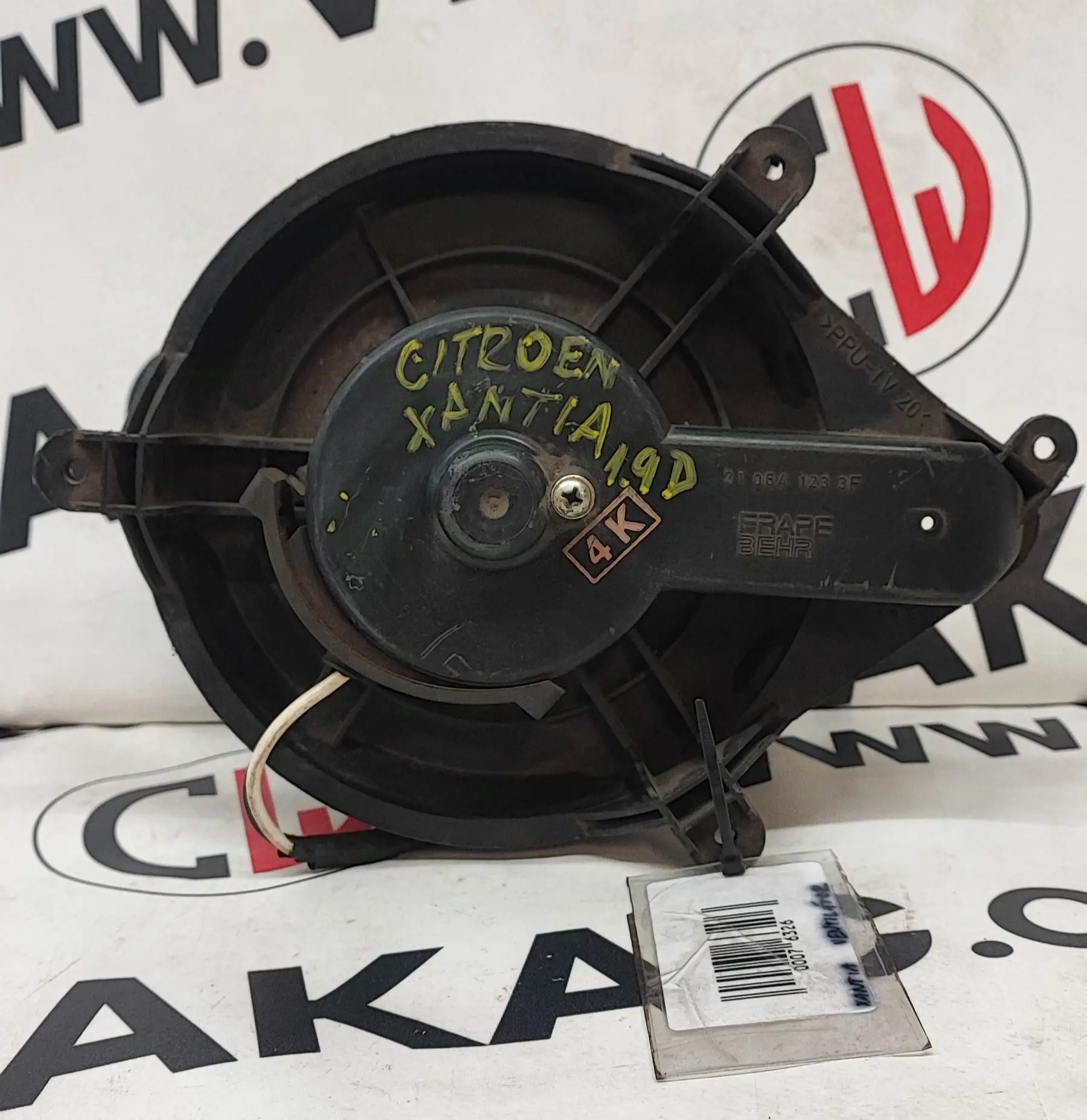 Ventilátor topení 1.9 D – Citroen Xantia 1993-1998