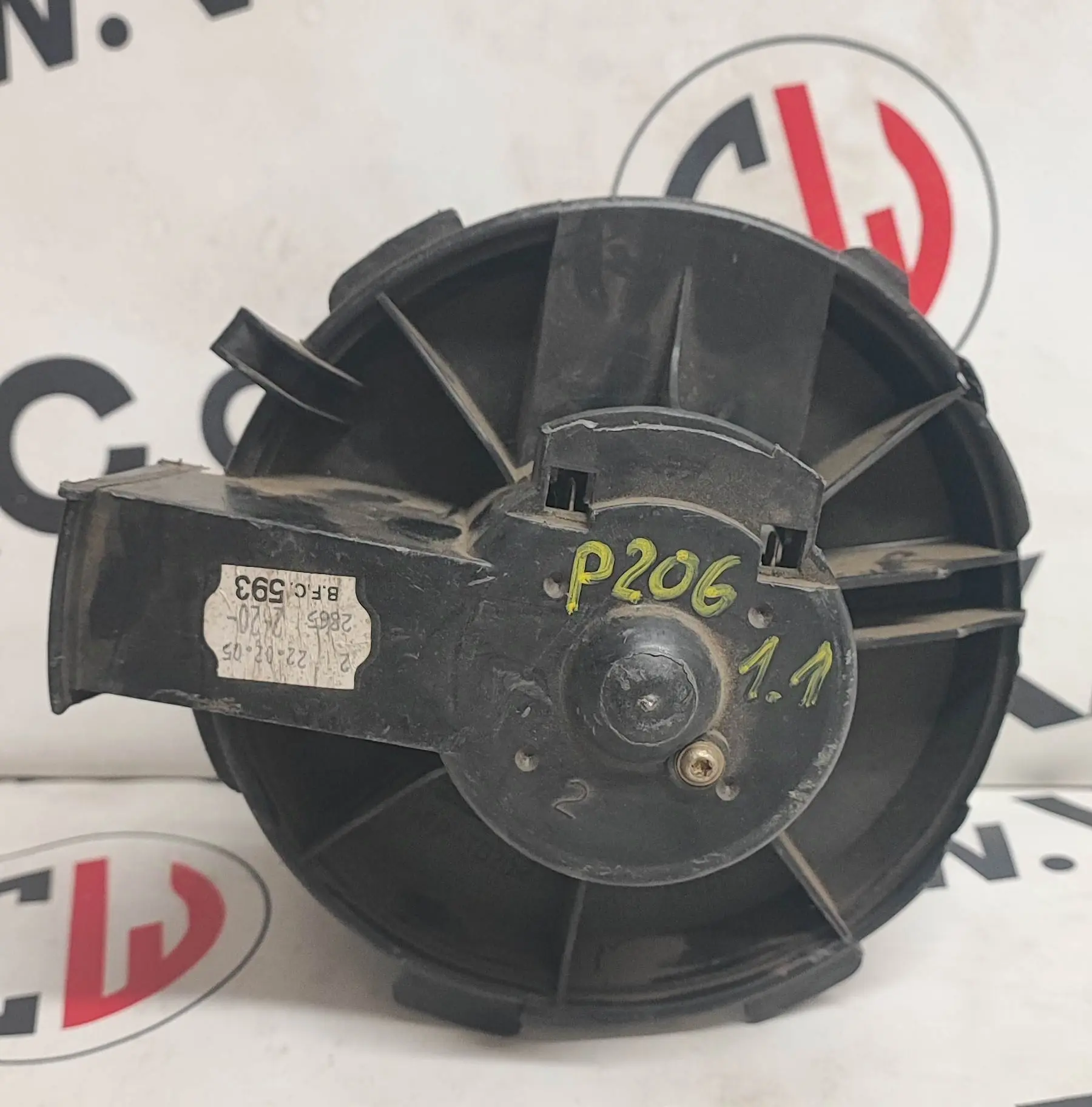 Ventilátor topení 1.1 – Peugeot 206 1998-2009