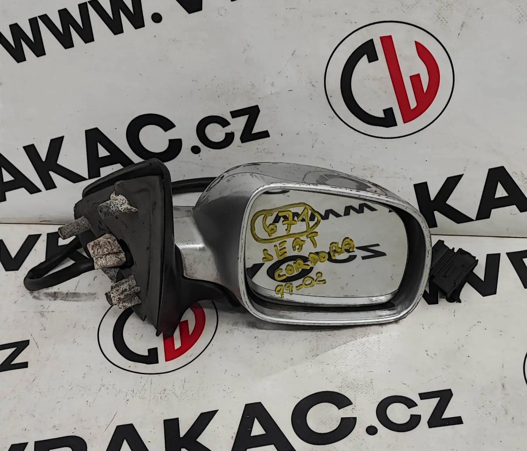 Zpětné zrcátko pravé – Seat Cordoba 1999 - 2002