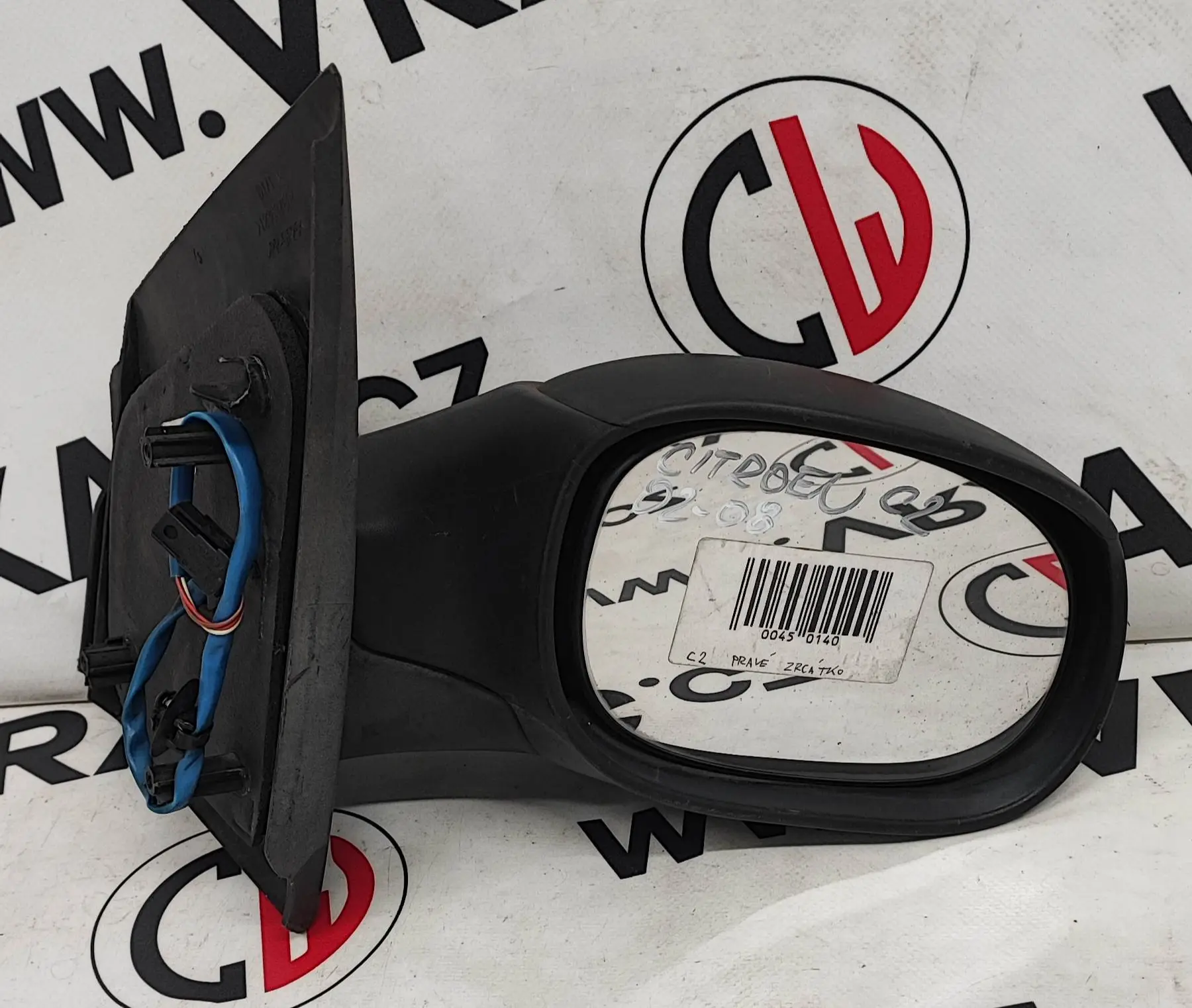 Zpětné zrcátko pravé – Citroen C3 2002-2008