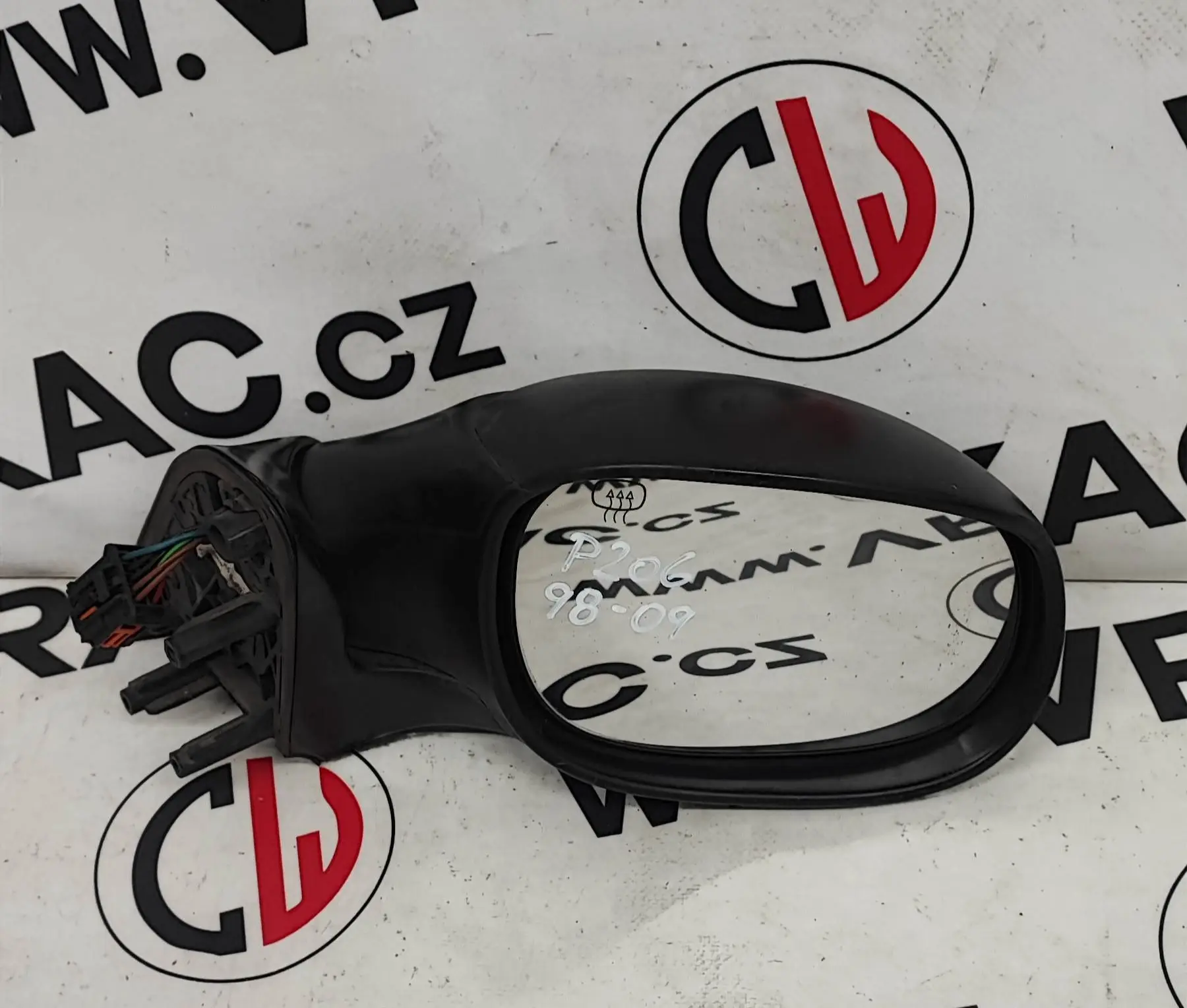 Zpětné zrcátko pravé – Peugeot 206 1998-2009