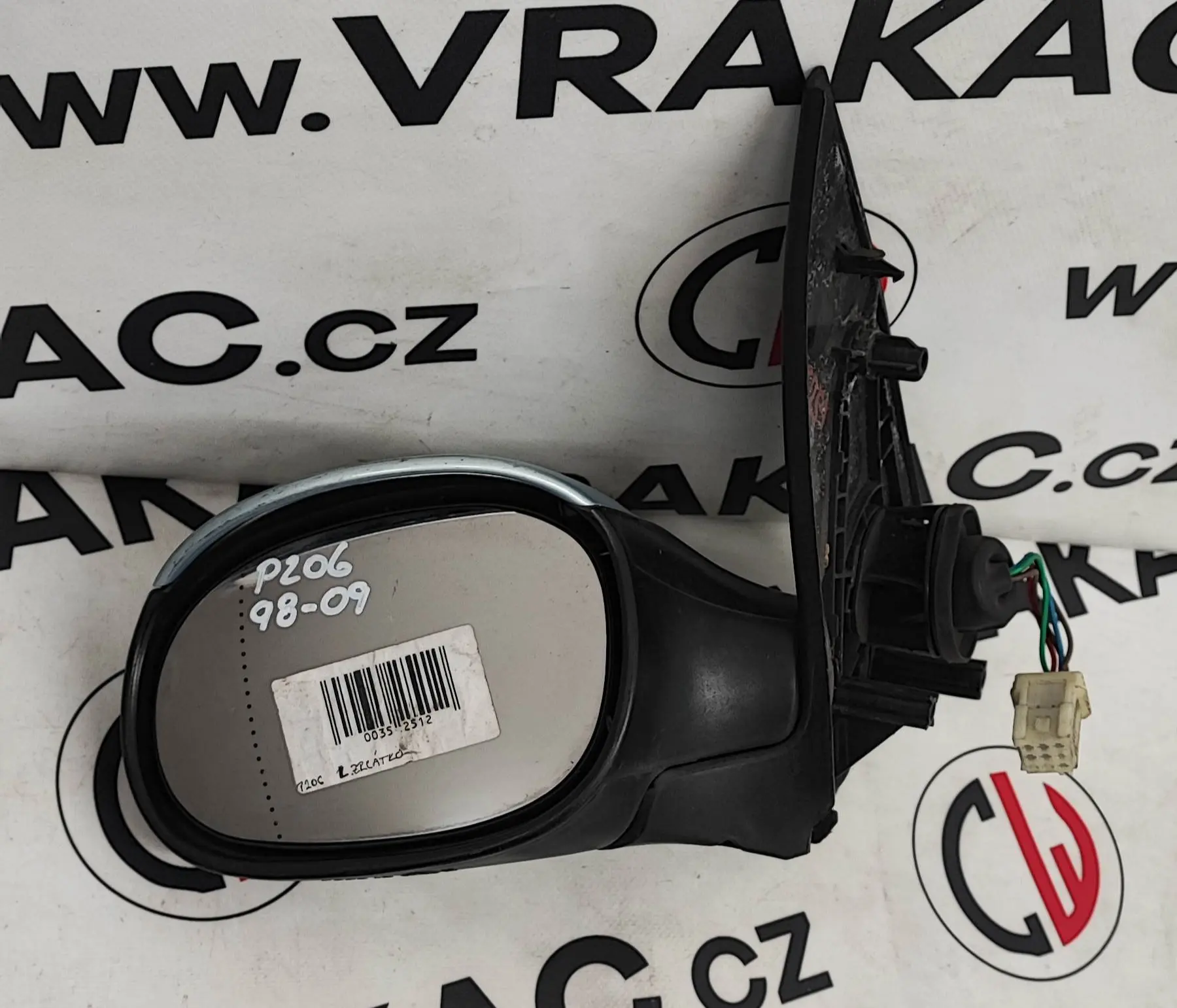 Zpětné zrcátko levé – Peugeot 206 1998-2009