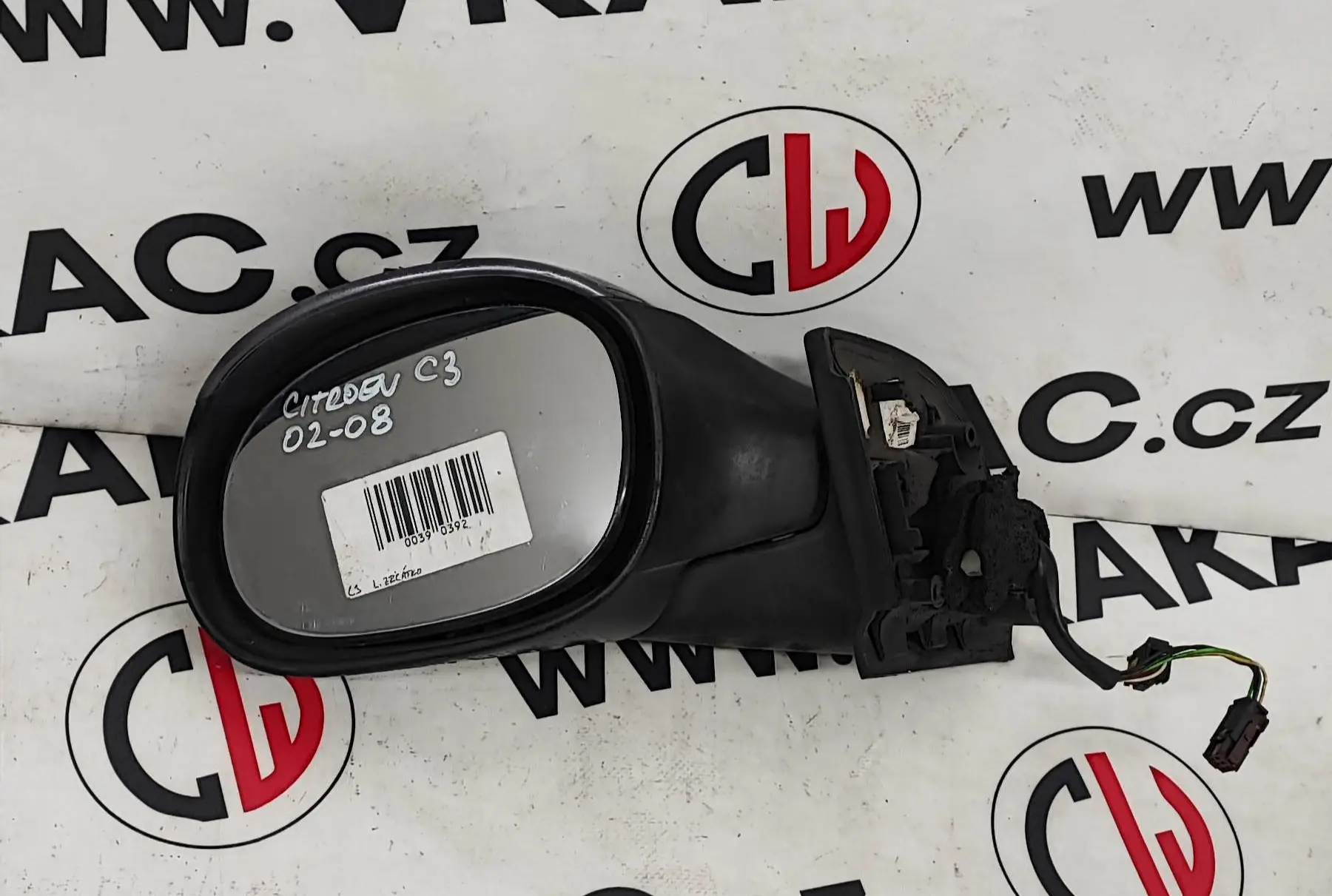 Zpětné zrcátko levé – Citroen C3 2002-2008