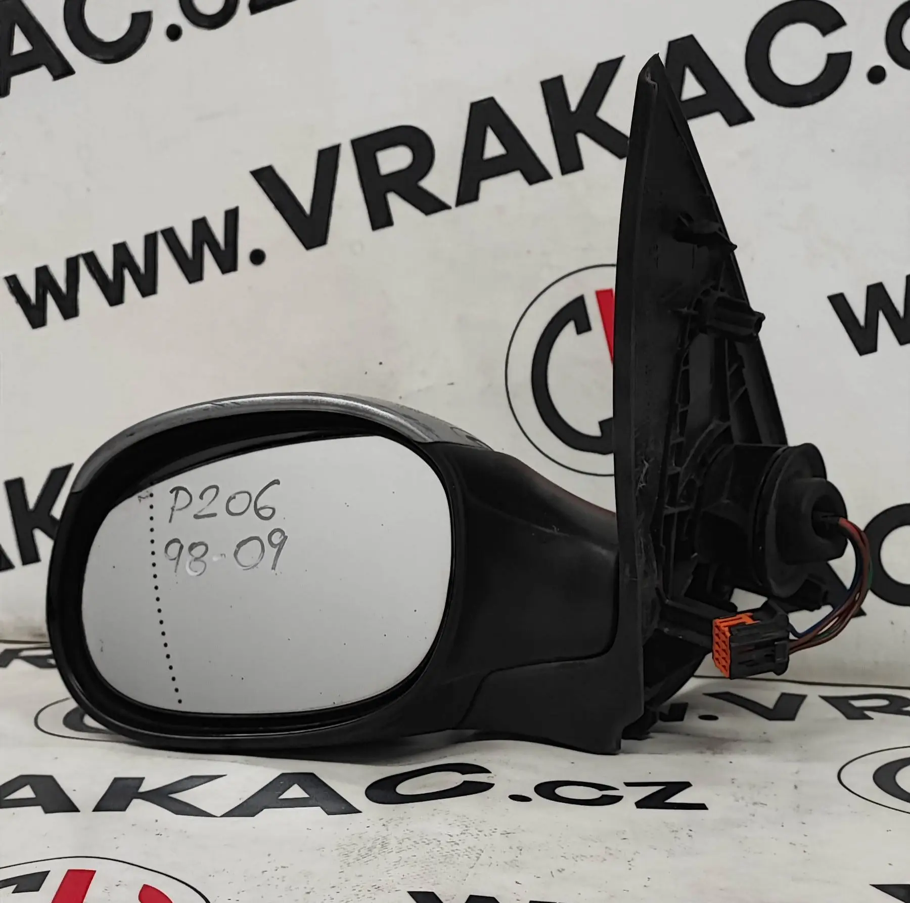 Zpětné zrcátko levé – Peugeot 206 1998-2009