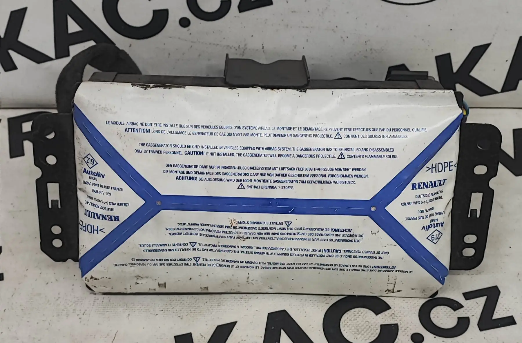 Airbag spolujezdce – Renault Megane II 2002-2008