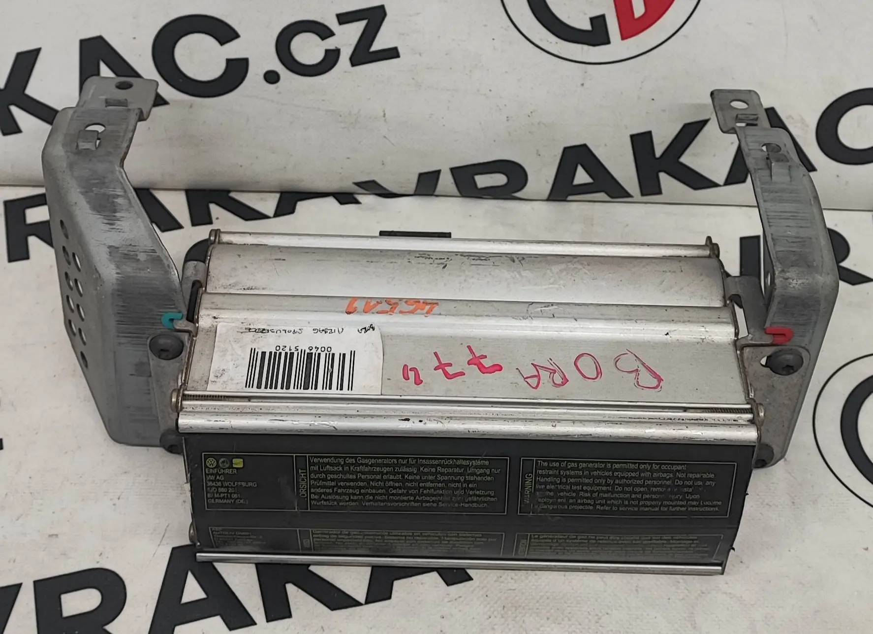 Airbag spolujezdce (1J0880204K) – Volkswagen Bora 1998-2005