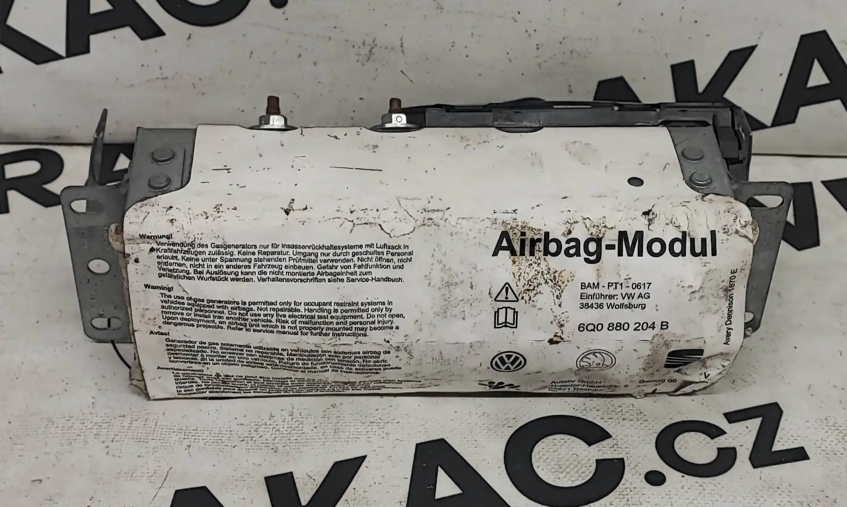 Airbag spolujezdce – Škoda Fabia I 1999-2008