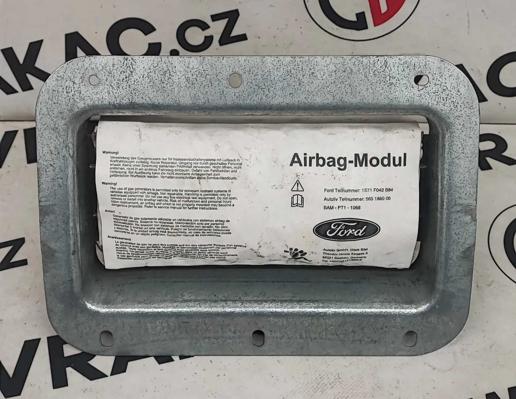 Airbag spolujezdce 1S71F042B84 – Ford Mondeo 2000-2007