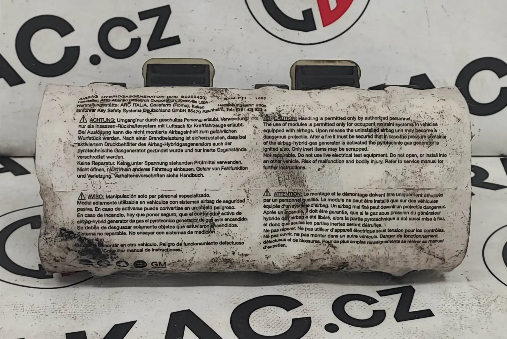 Airbag spolujezdce – Opel Vectra C 2002 - 2009