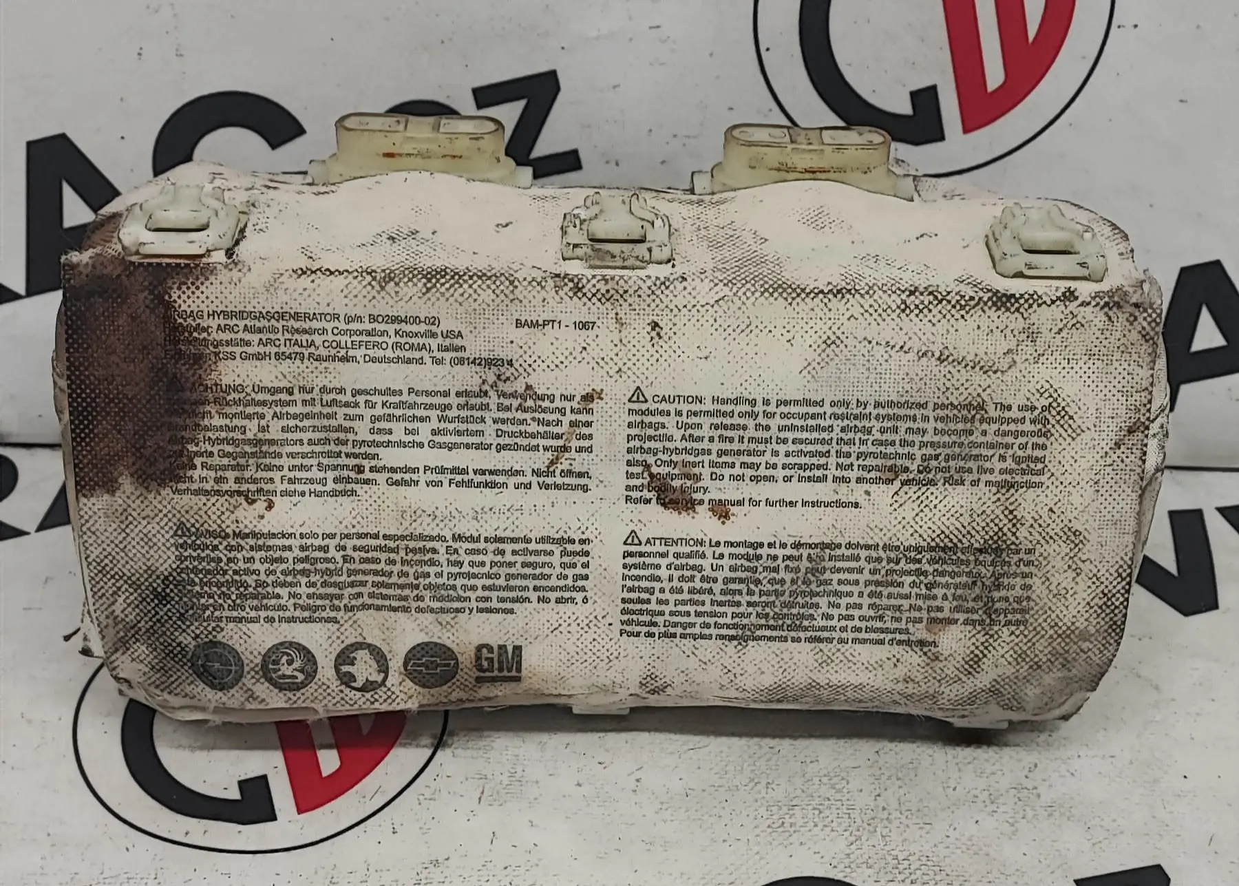 Airbag spolujezdce – Opel Astra H 2004 - 2010