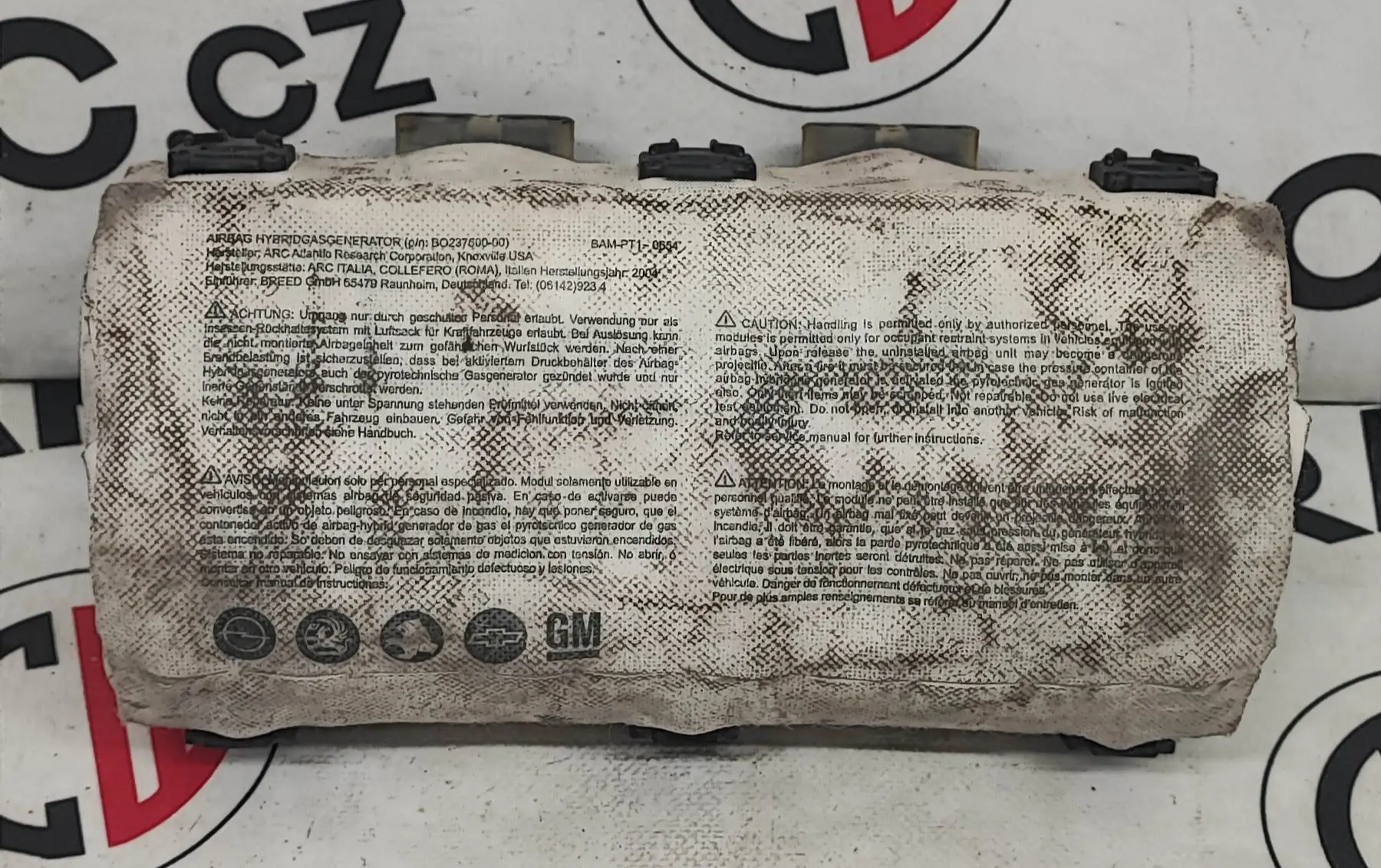 Airbag spolujezdce – Opel Astra H 2004 - 2010