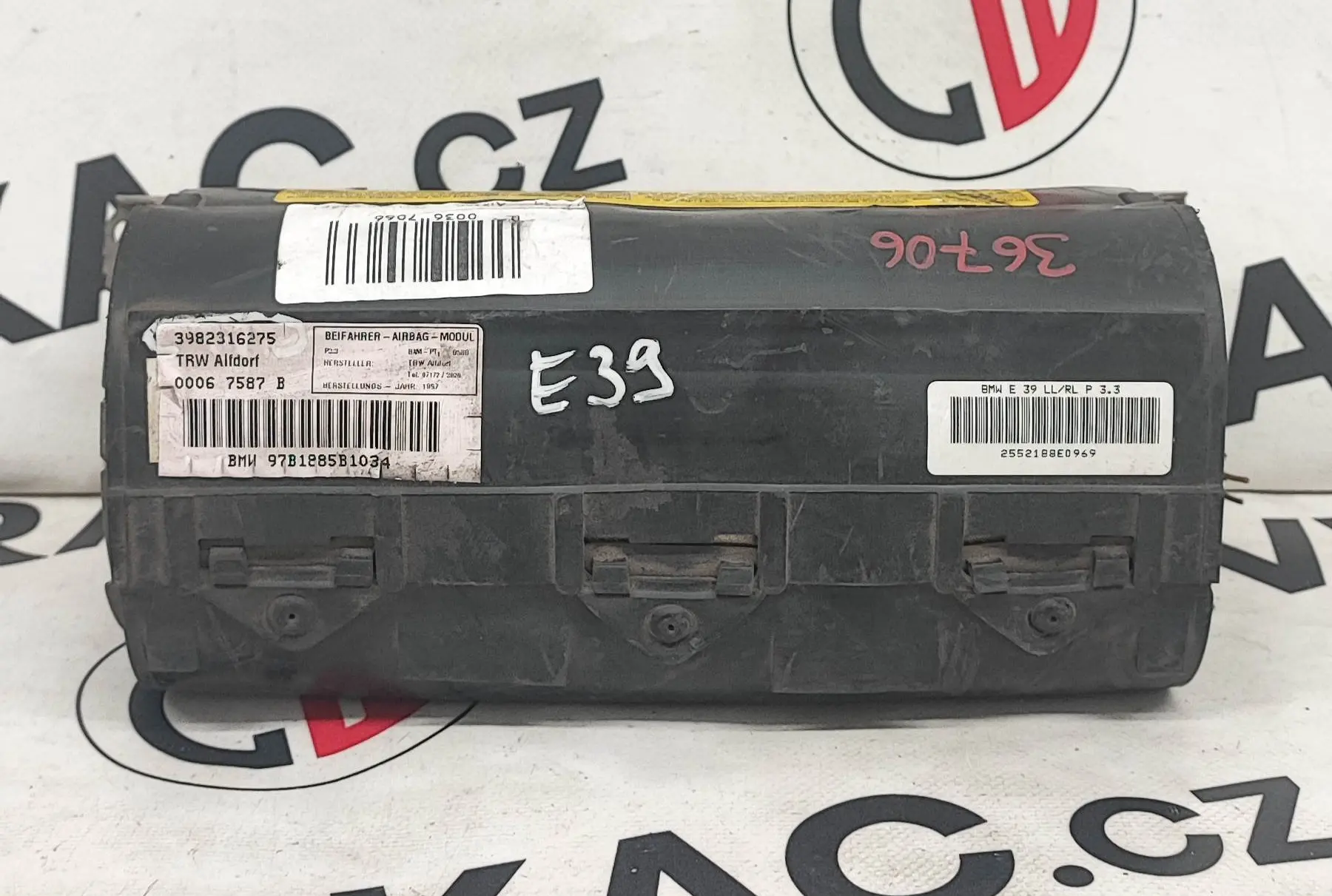 Airbag spolujezdce (3982316275) – BMW 5 E39 1995-2003