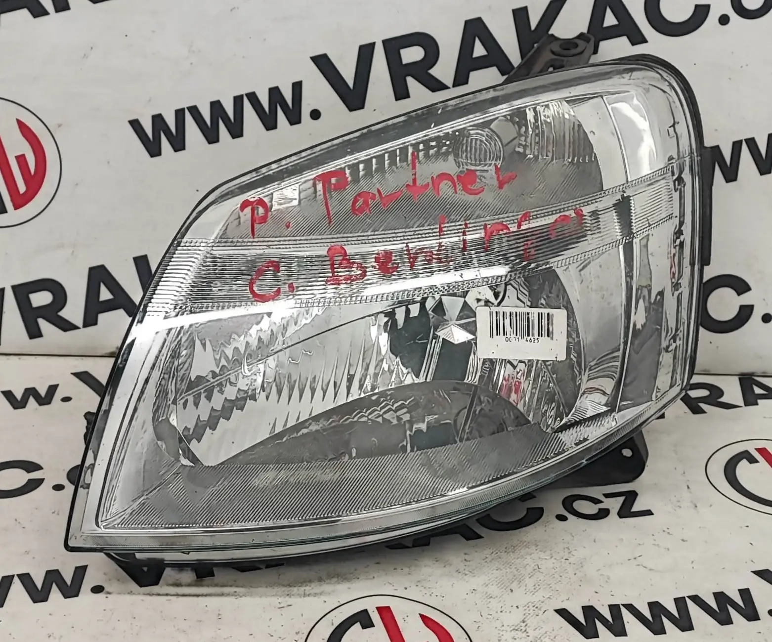 Světlomet levý přední (9644150980) – Citroen Berlingo 2003-2008