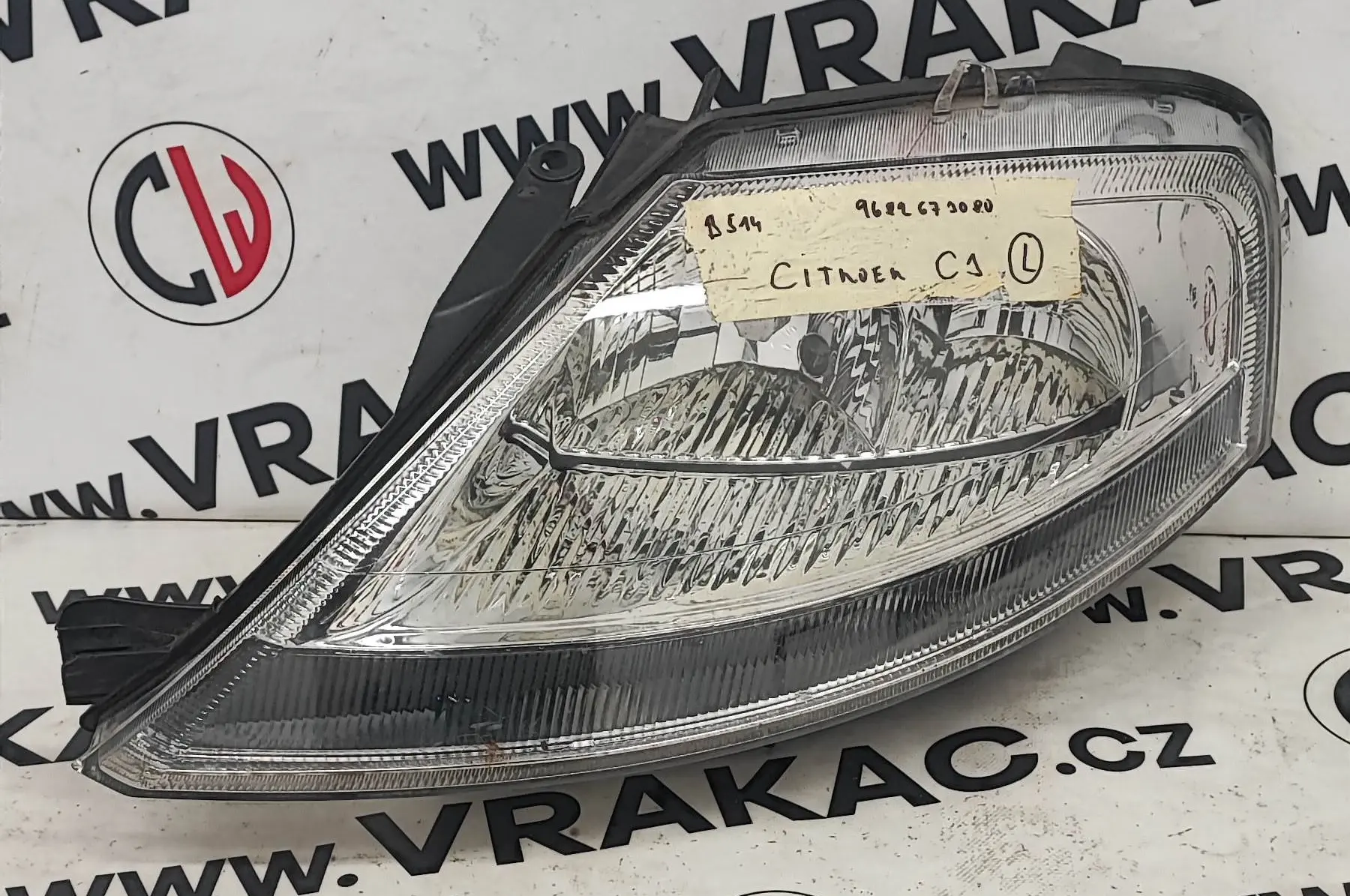 Světlomet levý přední (9682673080) – Citroen C3 2002-2008