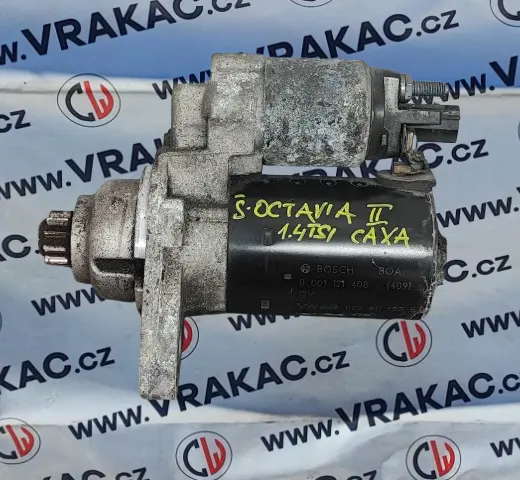 Startér 1.4 TSI, CAXA (02Z911023E) – Škoda Octavia II FL 2008-2013