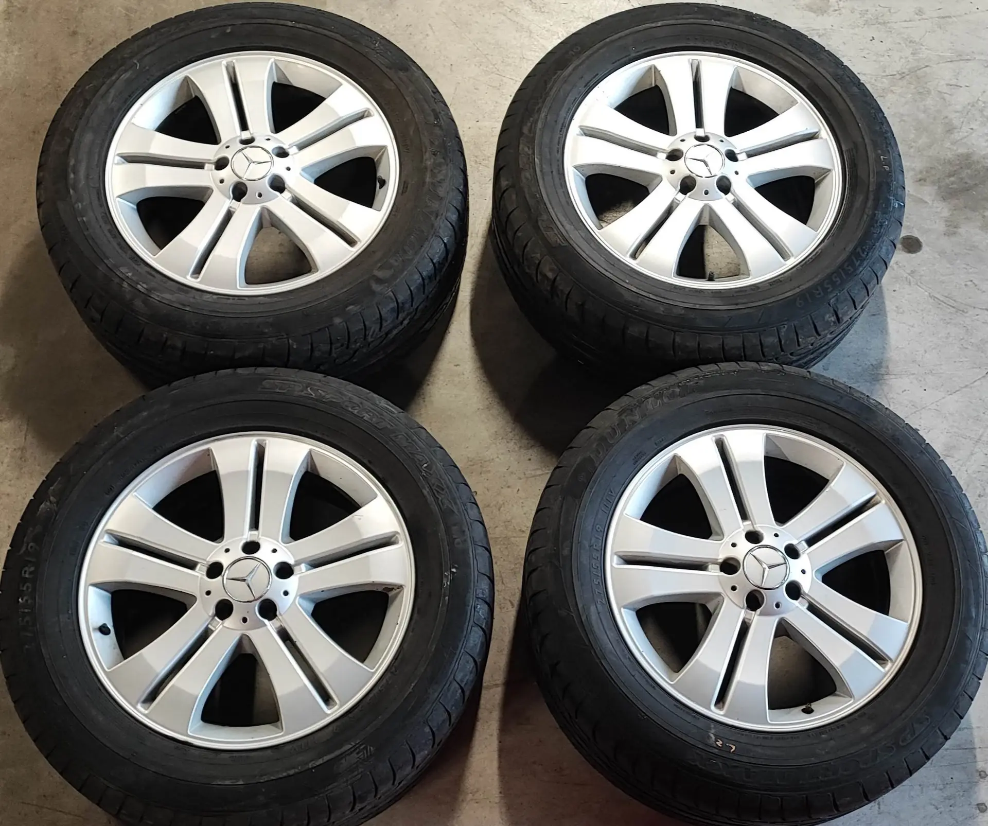 Kola ALU kompletní 8.5x19 ET56 5X112 (A1644012102) – Mercedes Benz M-Class (W164) 2005 - 2012