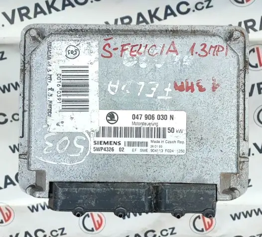 Řídící jednotka motoru – Škoda Felicia 1998-2001