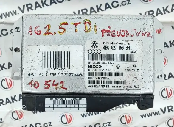 Řídící jednotka převodovky (4B0927156BH) – Audi A6 1997-2005