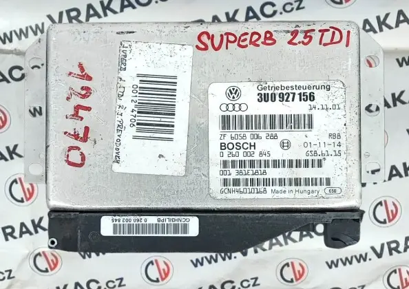 Řídící jednotka převodovky (3U0927156) – Škoda Superb 2001-2008