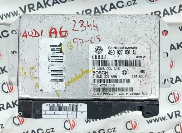 Řídící jednotka převodovky (4B0927156AL) – Audi A6 1997-2005