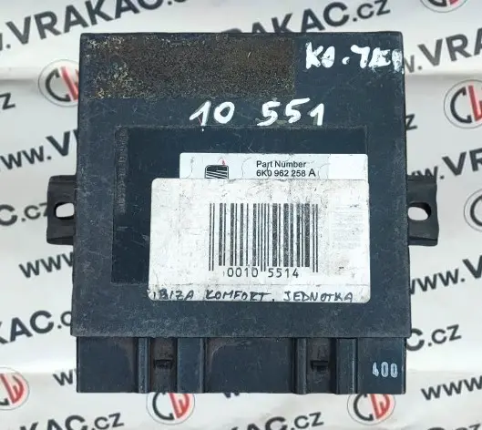 Komfortní řídící jednotka (6K0962258A) – Seat Ibiza 1999 - 2002
